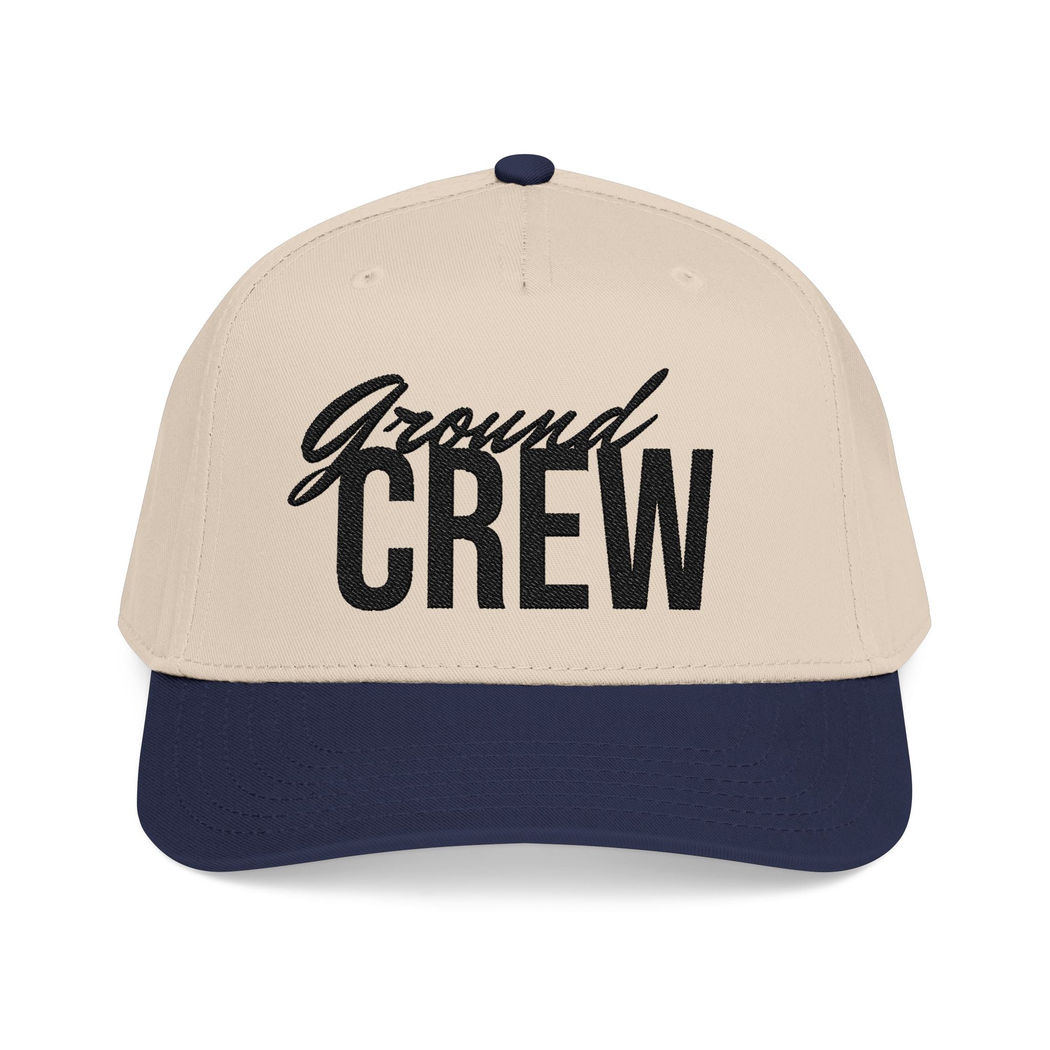 Ground Crew Baseball Cap — Embroidered Aviation Crew Hat