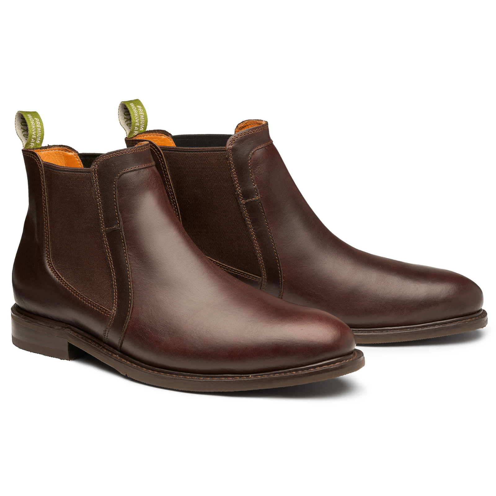 STEEL TOE CHELSEA BOOT WALLACE BROWN