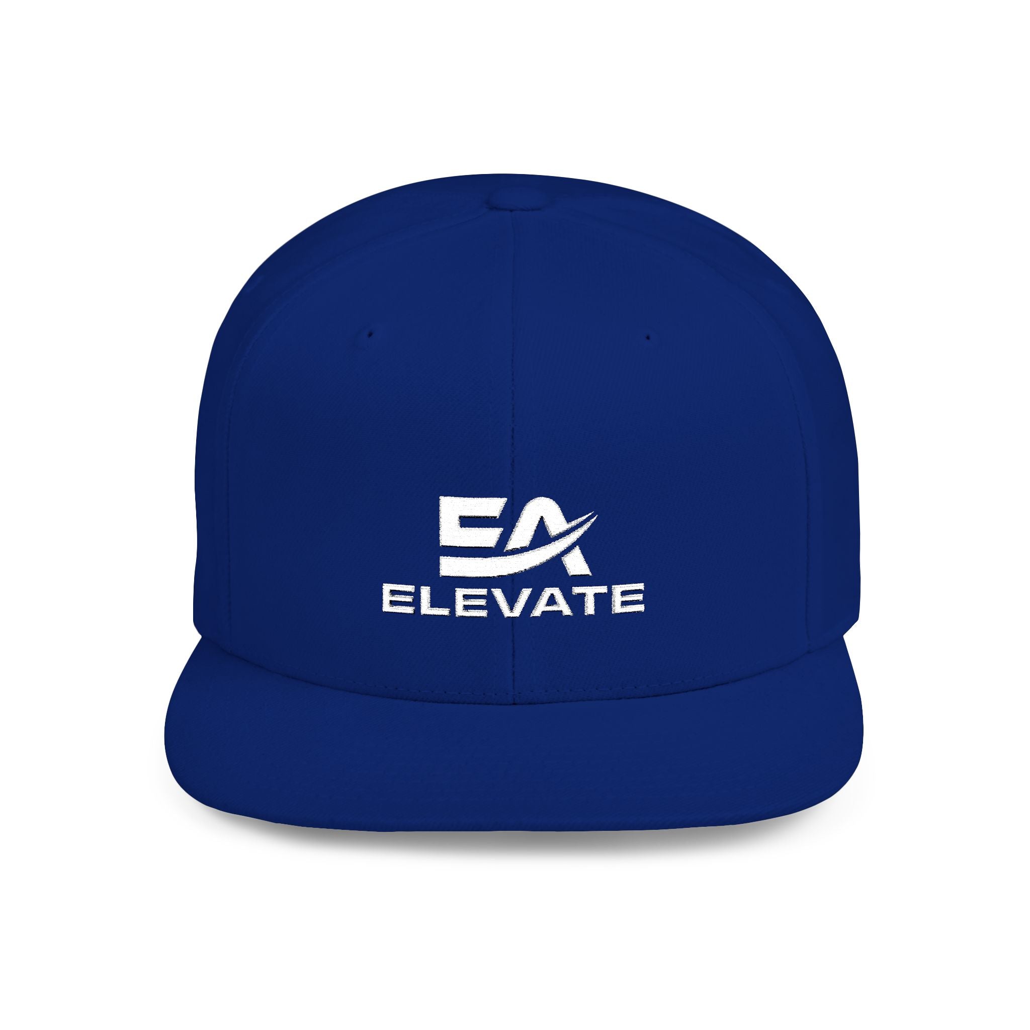 Elevate Flat Bill Snapback Hat – Embroidered Street Style Edition