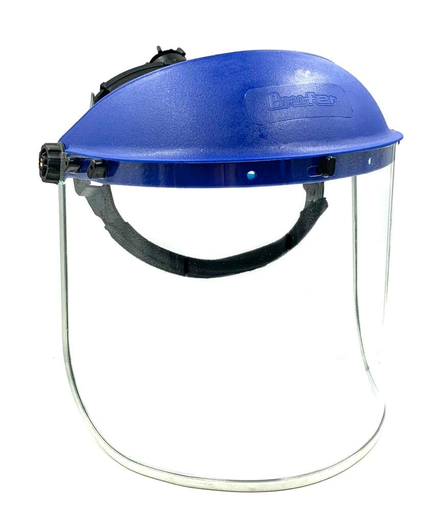 BRUFER 223102 Full Face Shield Mask for Grinding, Construction, General Manufacturing (1)