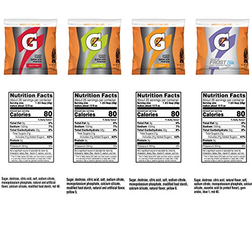 Gatorade Powder Bag Riptide Rush, 1.31 Pound (Pack of 32)