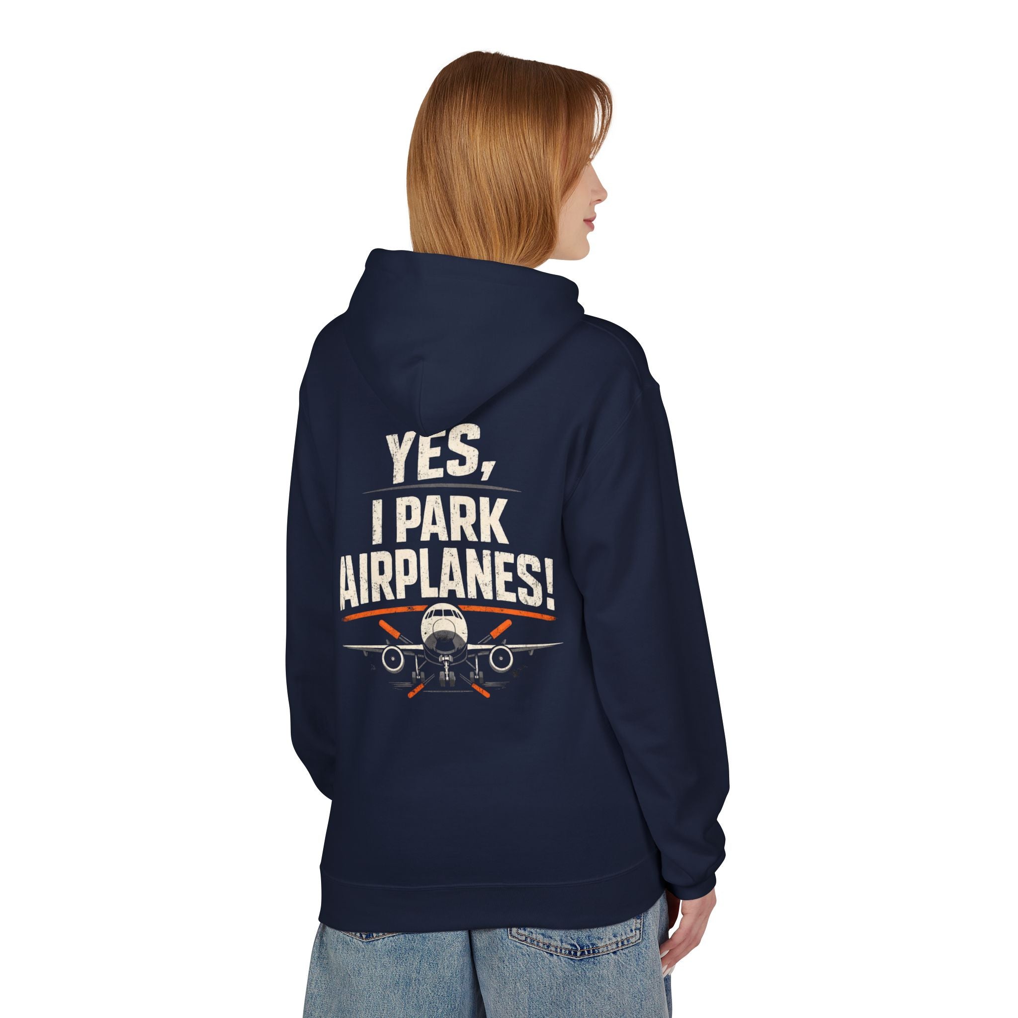 Ramper Hoodie - "Yes, I Park Airplanes!" The Crew Hangar Sweatshirt
