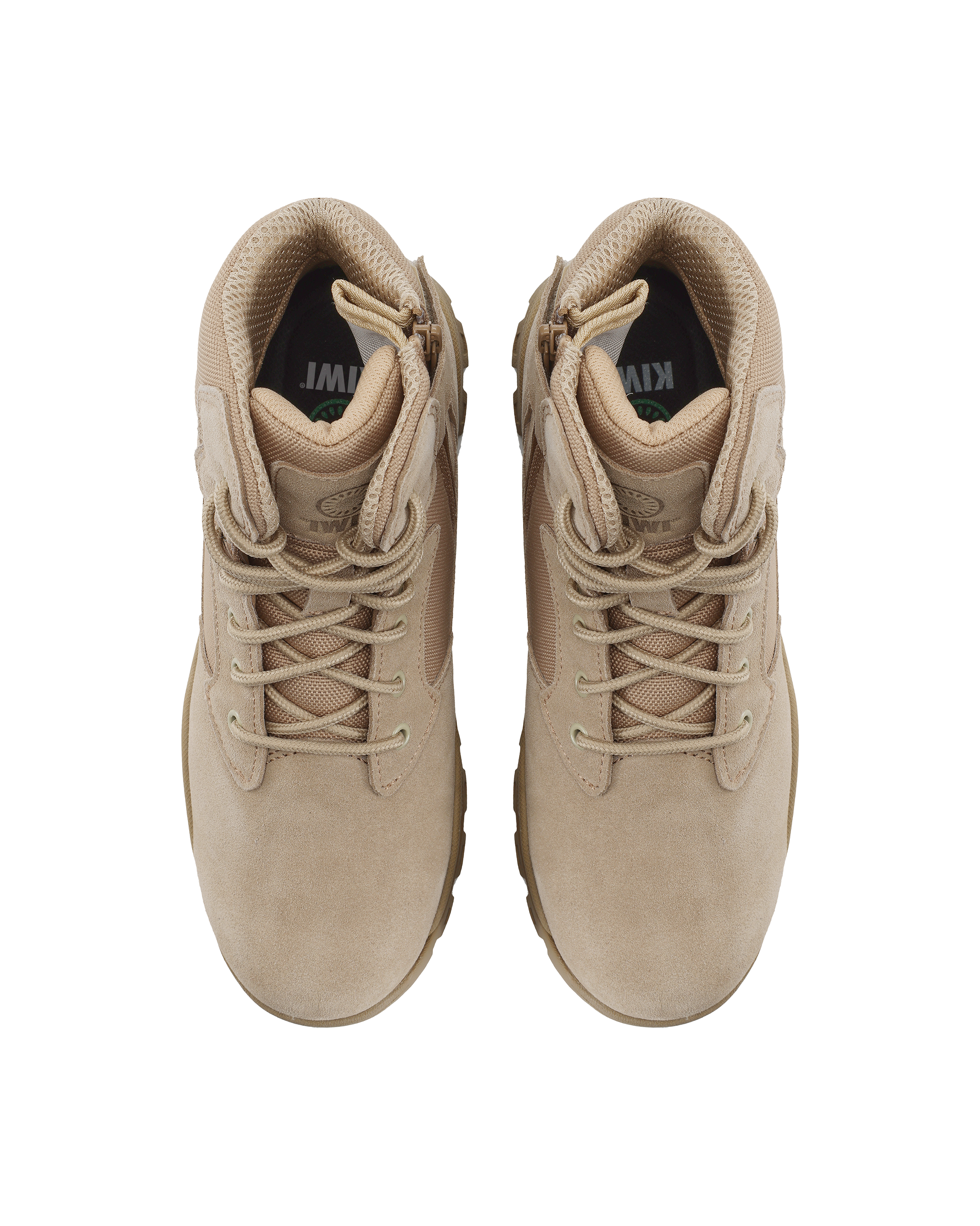 Kiwi Rugged Sand Suede Mid-Cut 6" Zipped Water Resistant Tactical Boots [63000]