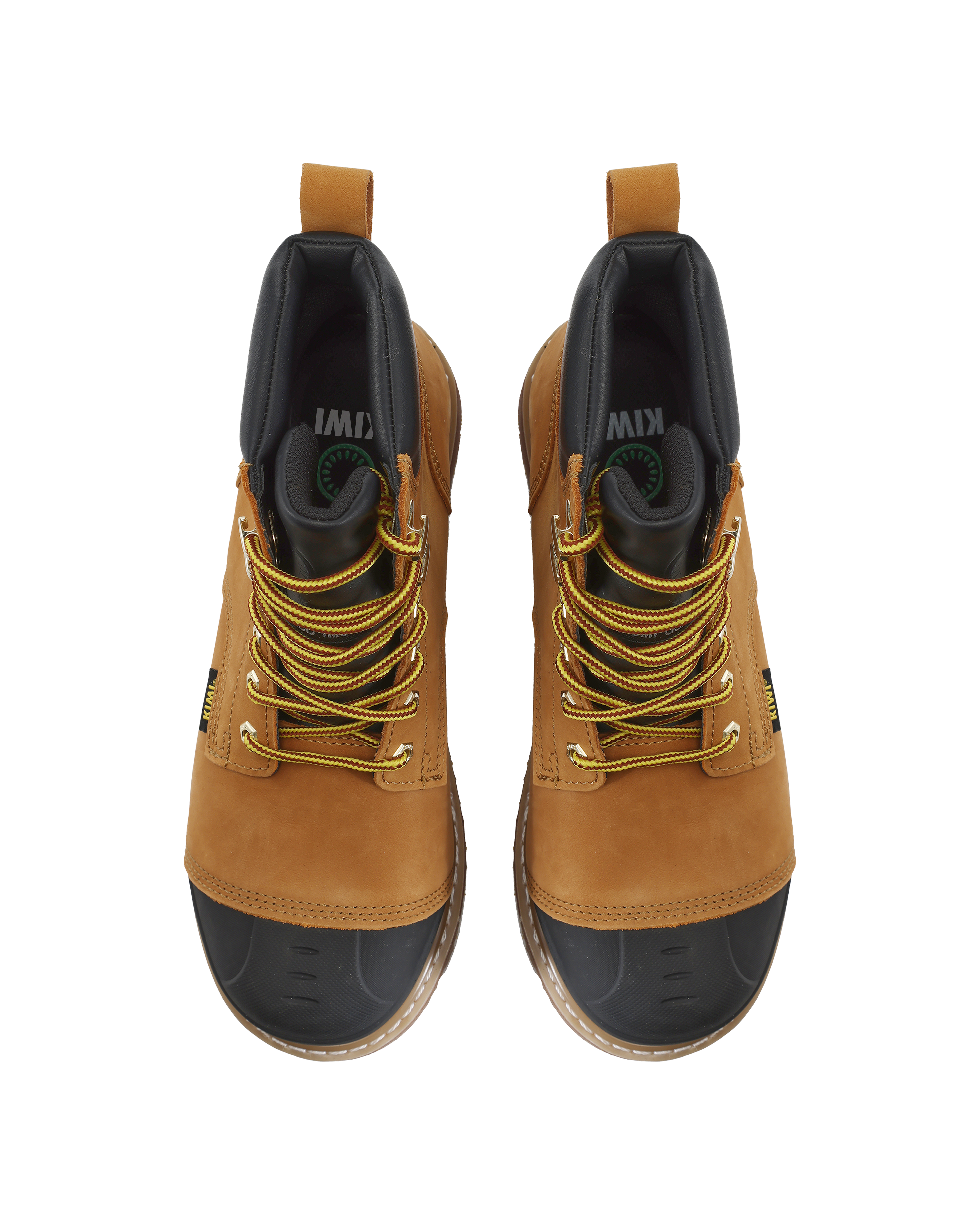 Kiwi Premium Wheat Nubuck 6" Steel Toe Waterproof Cap-Toe Work Boots [64000]