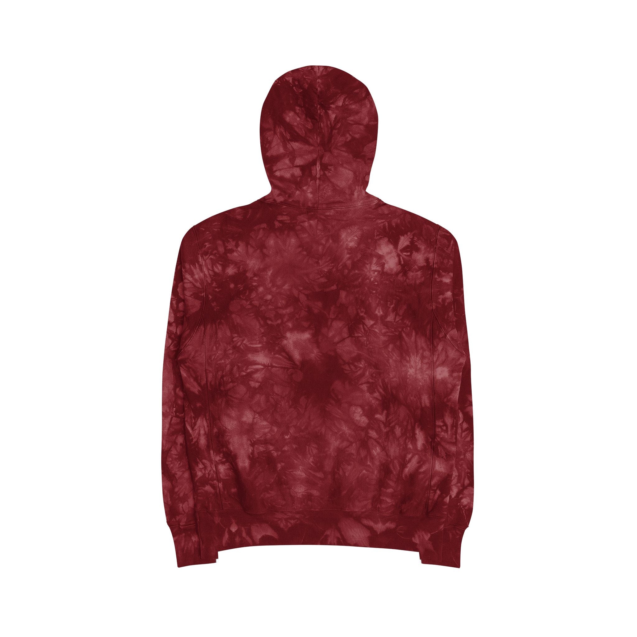 Unisex Tie-Dye Champion Hoodie with Crew Hanger Embroidery