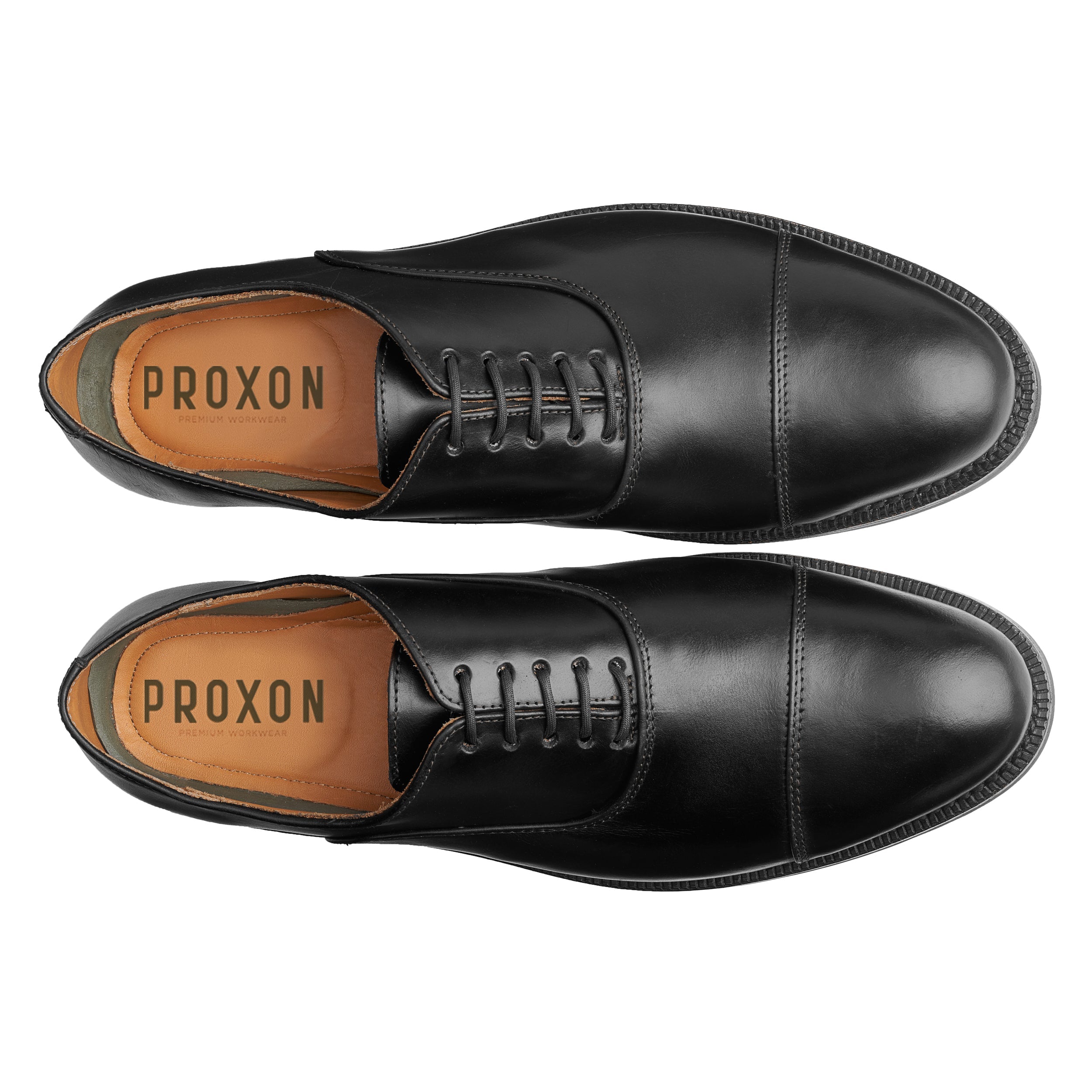 STEEL TOE EXECUTIVE SHOE CEO BLACK
