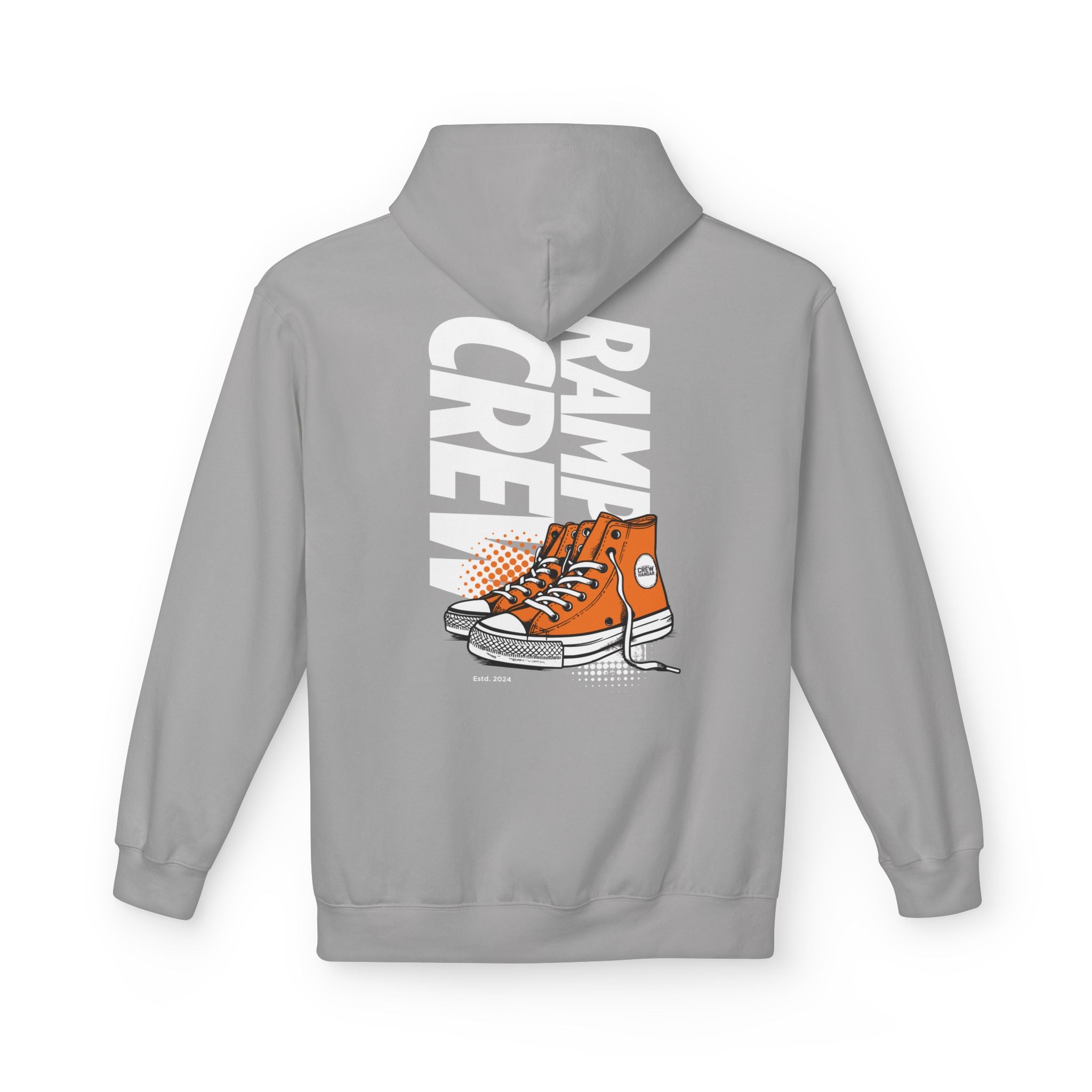 RAMP CREW Hoodie — Retro Orange Sneakers Graphic Hoodie