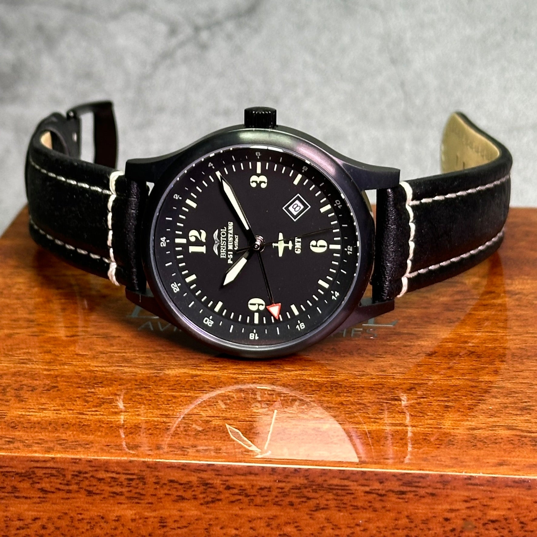 P-51 Mustang Watch – Limited Edition Aviator Wristwatch With Swiss Quartz Movement