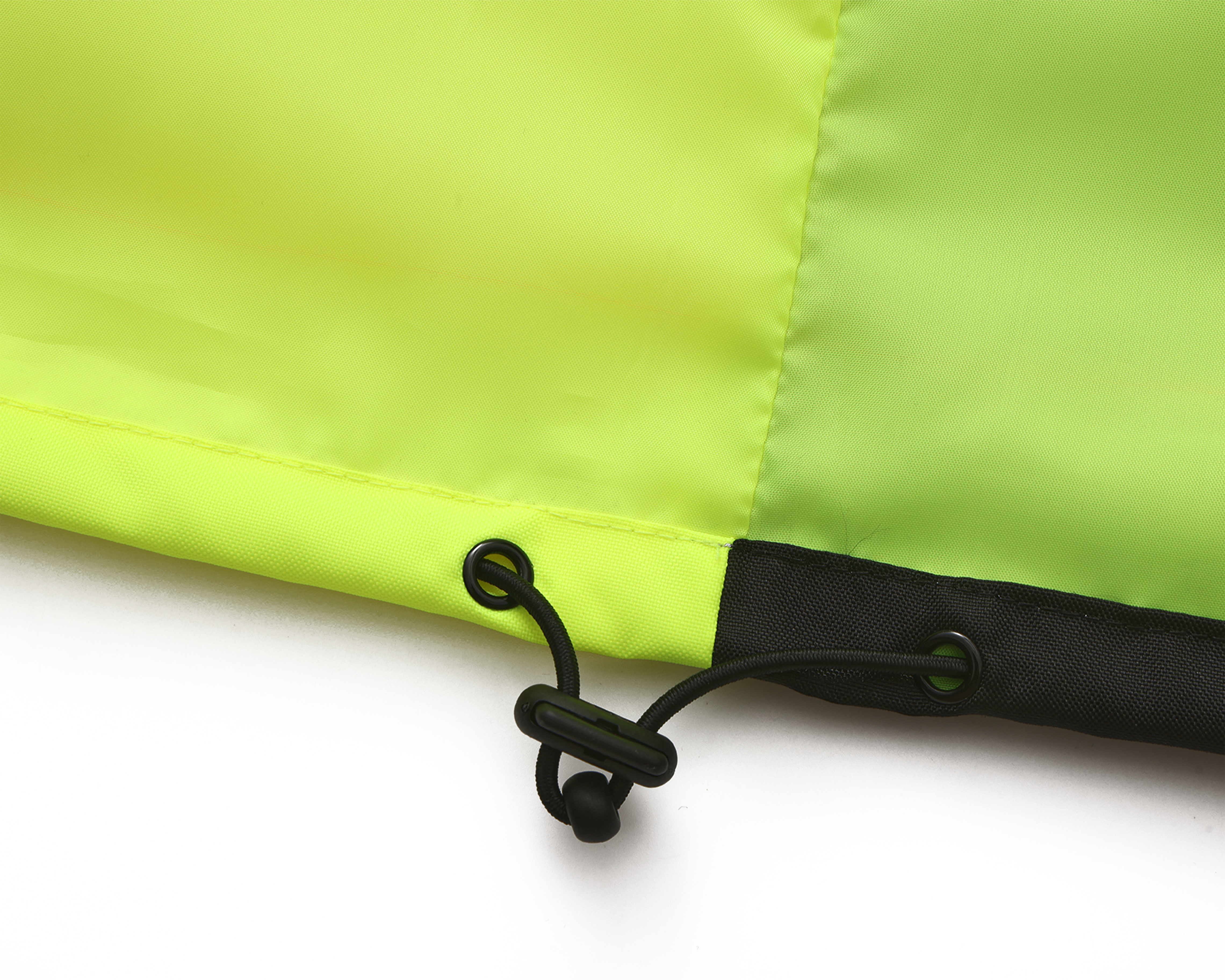 Kiwi High Visibility 3-in-1 Hooded & Fleece Lined ANSI/ISEA 107-2020, Type R, Class 3 Two Tone, Contrast Trimmed Water Resistant Neon Safety Jacket [71500]
