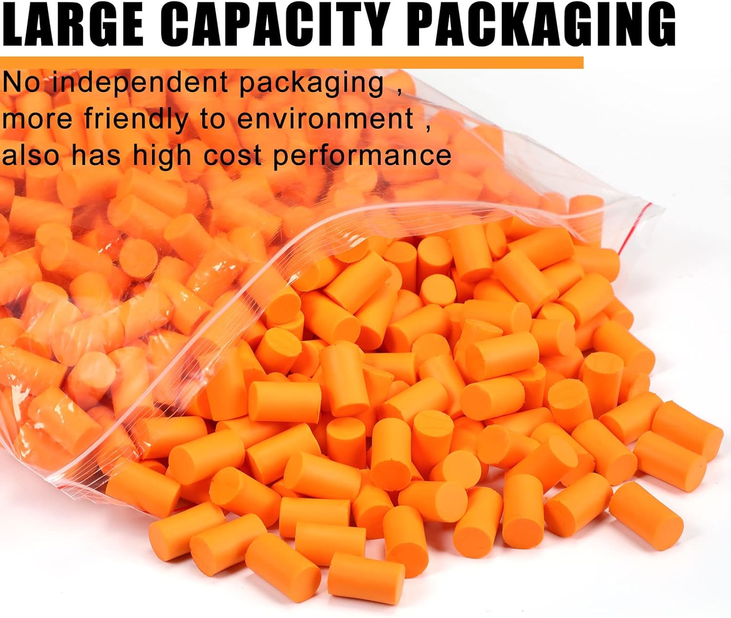 500 Pair Foam Ear Plugs Bulk for Sleeping Noise Cancelling 32db Disposable Earplugs Hearing Protection High Decibel Soft Ear Plugs for Quiet Sleep Snoring Shooting Loud Music Concert Work