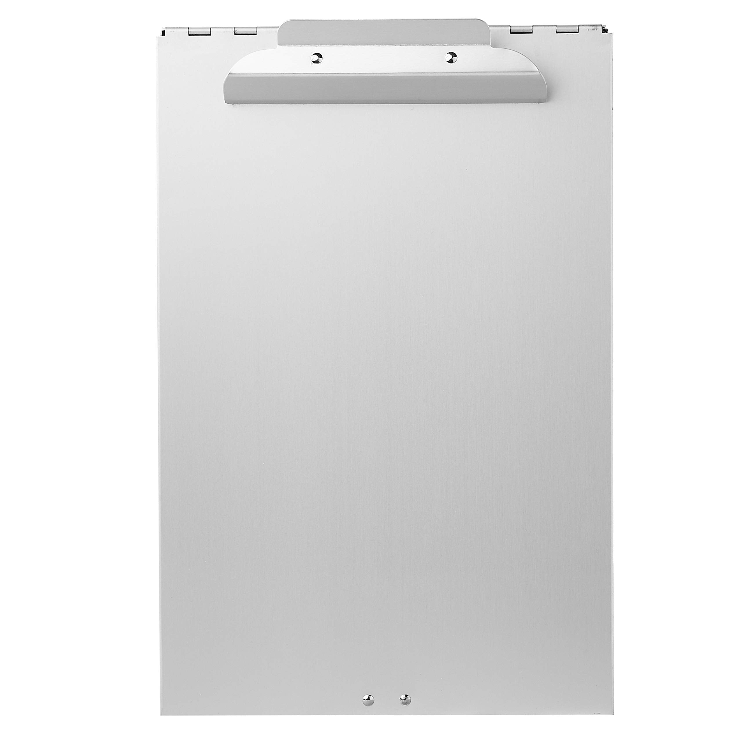 Metal Clipboard with 2 Compartments and Interior 250 Sheet Paper Storage, 14.09 x 9.21 x 2.6 inches, letter size, Silver