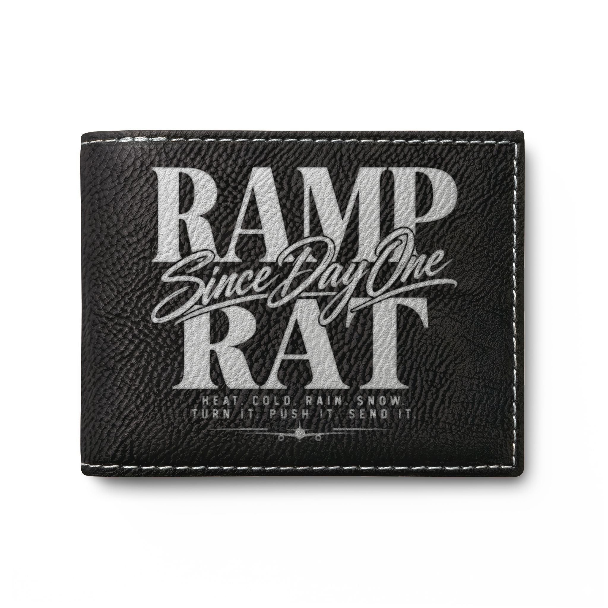 Ramp Rat Bi-Fold Wallet – 'Since Day One' Leather Card Holder
