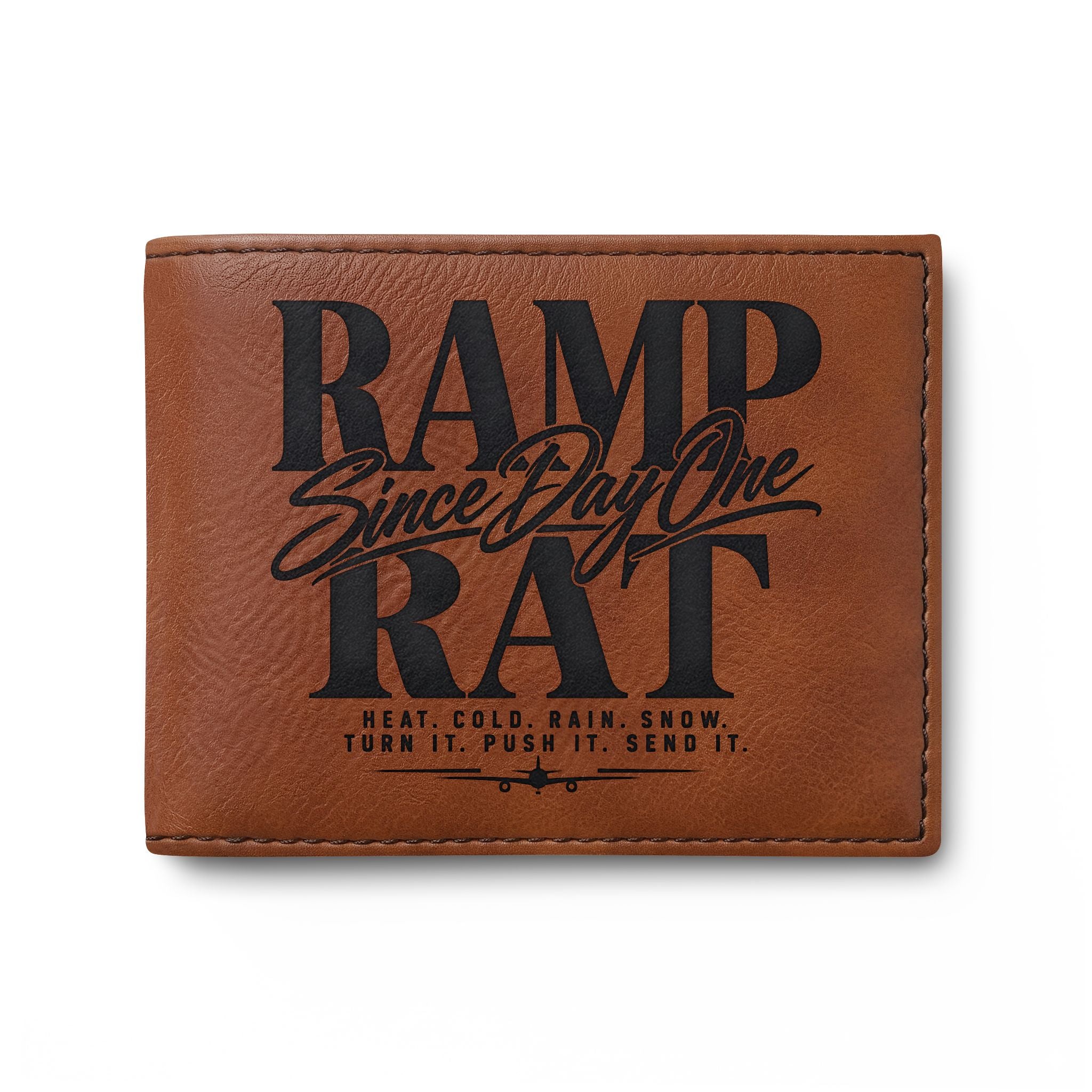 Ramp Rat Bi-Fold Wallet – 'Since Day One' Leather Card Holder