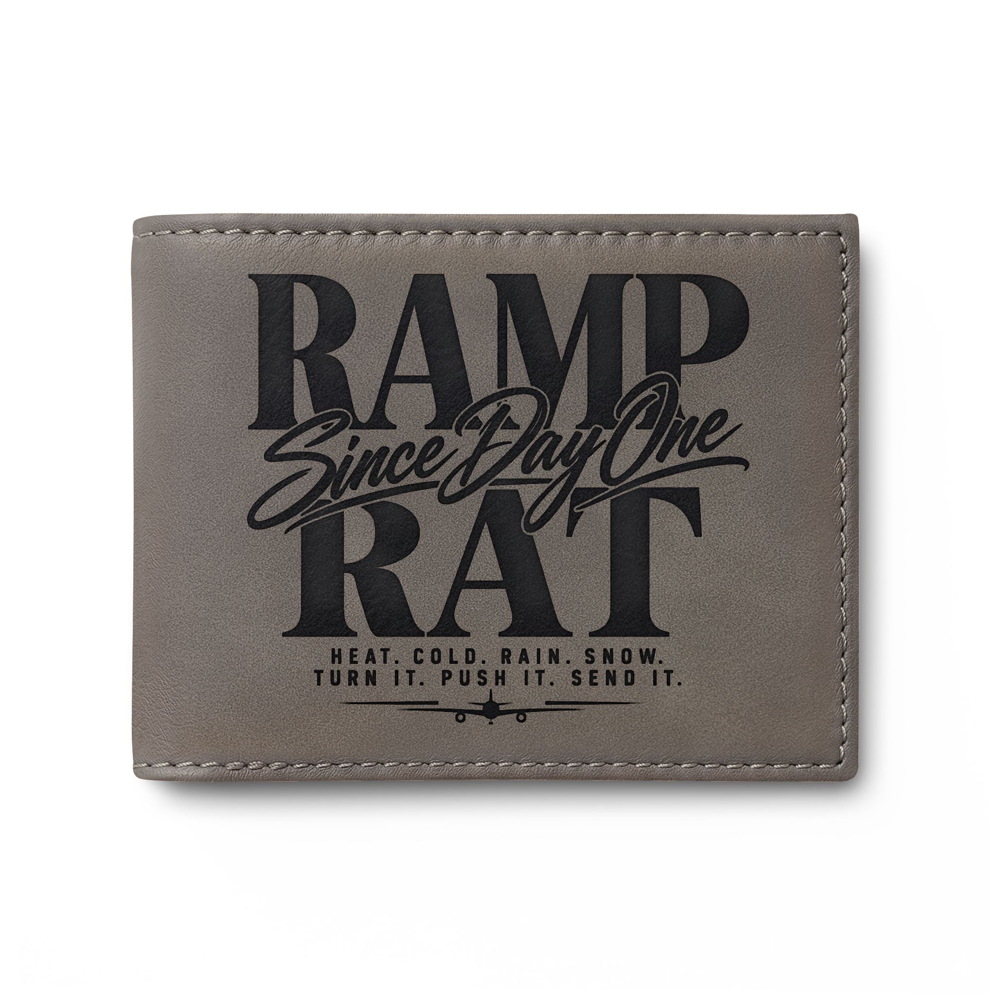 Ramp Rat Bi-Fold Wallet – 'Since Day One' Leather Card Holder