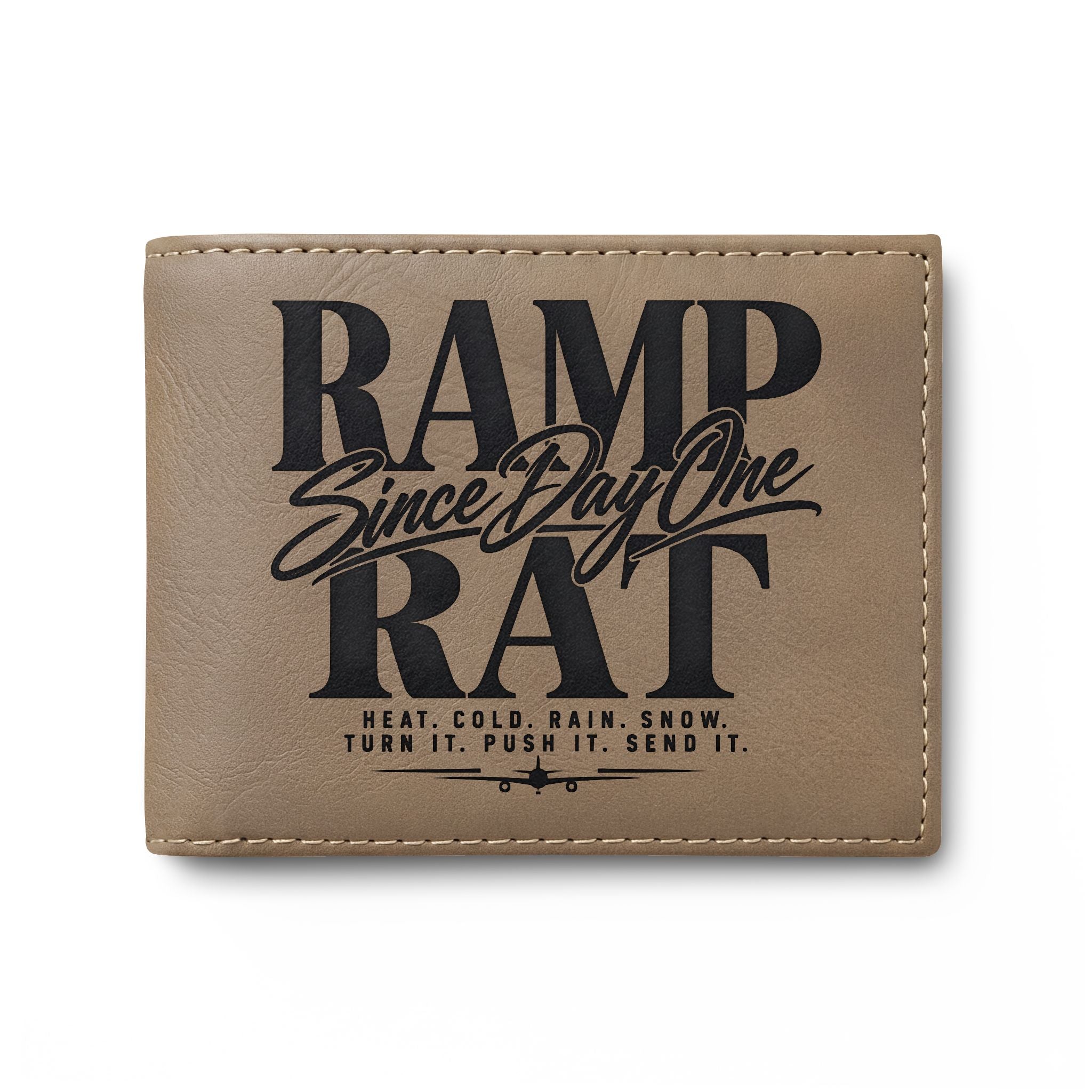 Ramp Rat Bi-Fold Wallet – 'Since Day One' Leather Card Holder