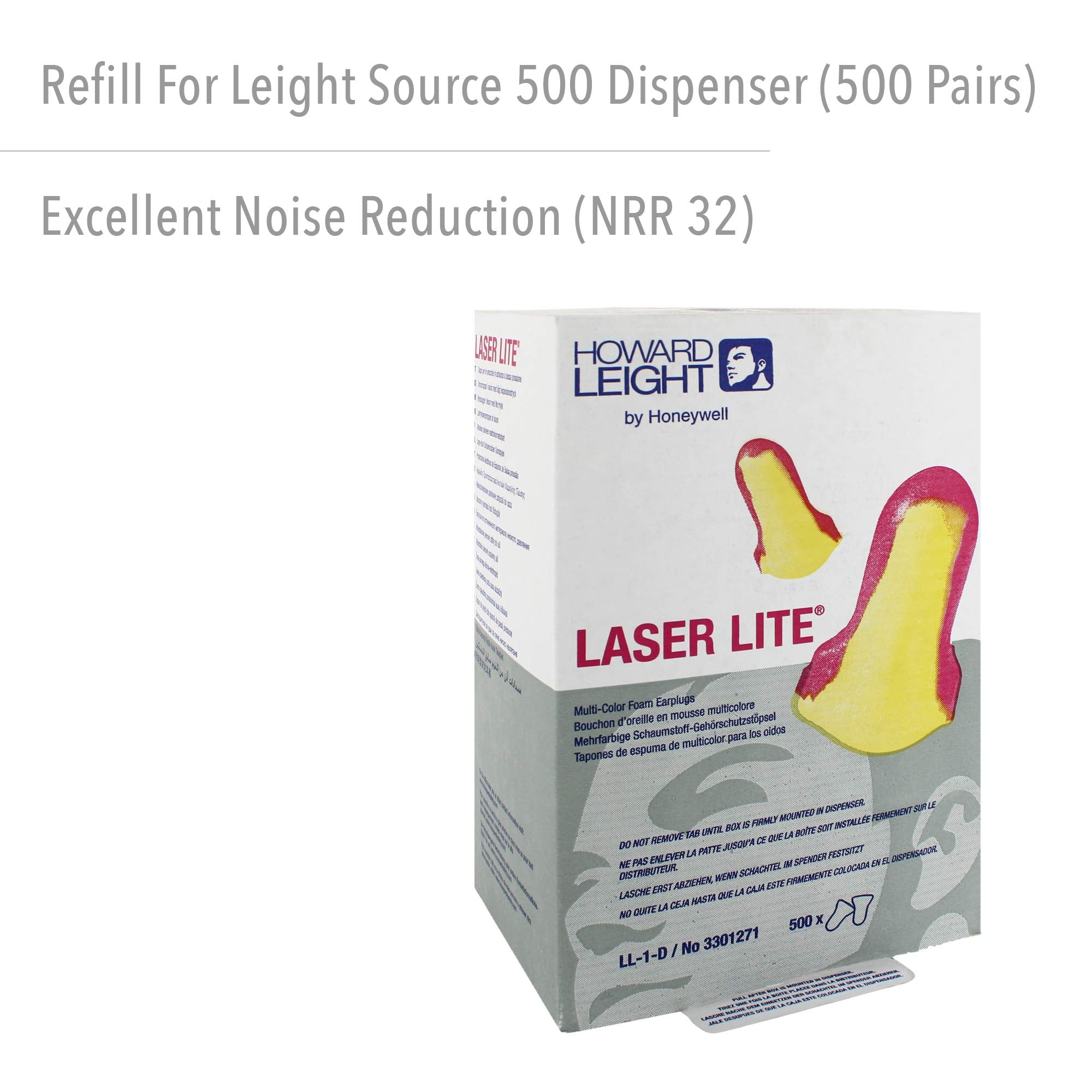 Howard Leight by Honeywell Leight Source 500 Earplug Dispenser (LS-500), blue