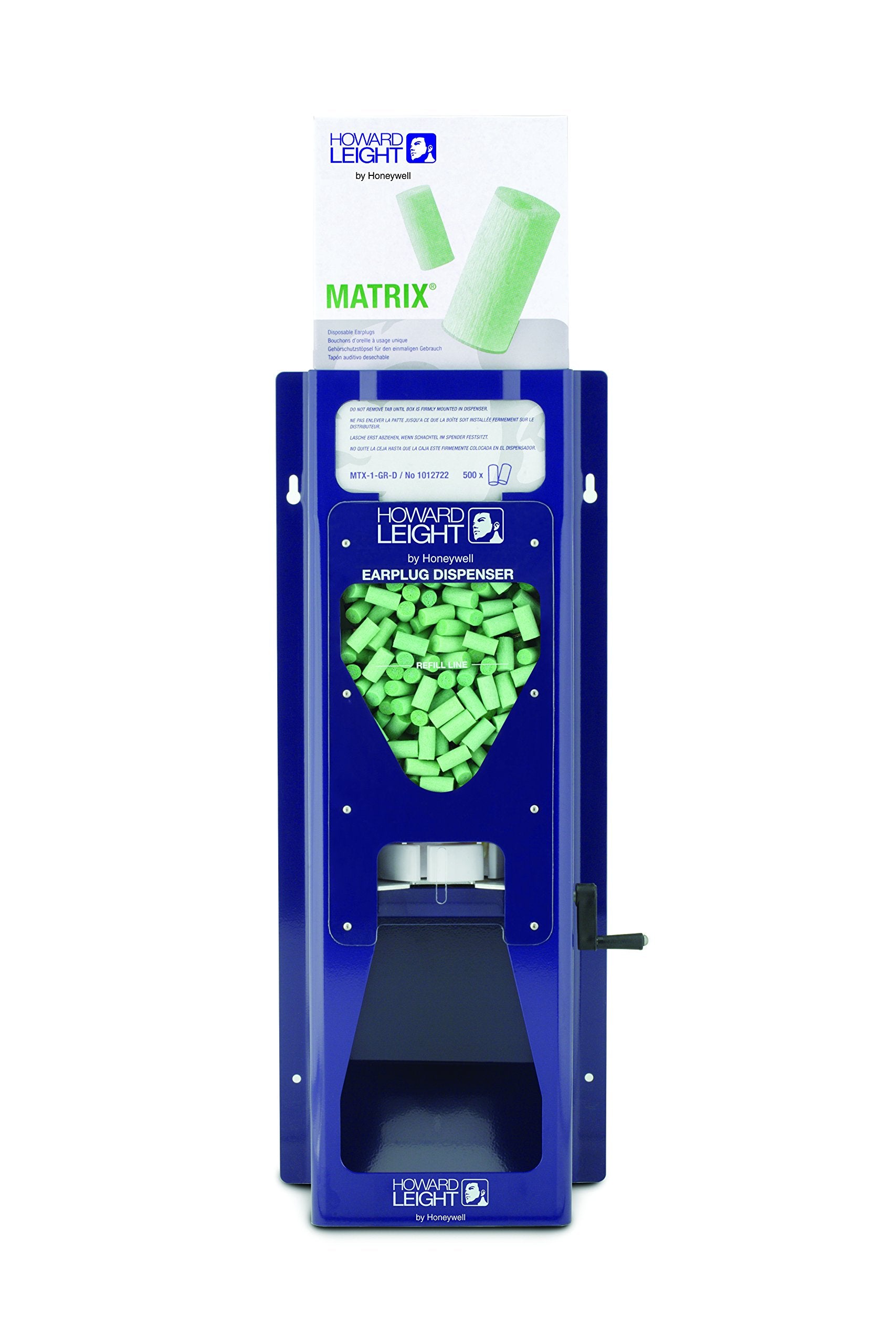 Howard Leight by Honeywell Leight Source 500 Earplug Dispenser (LS-500), blue