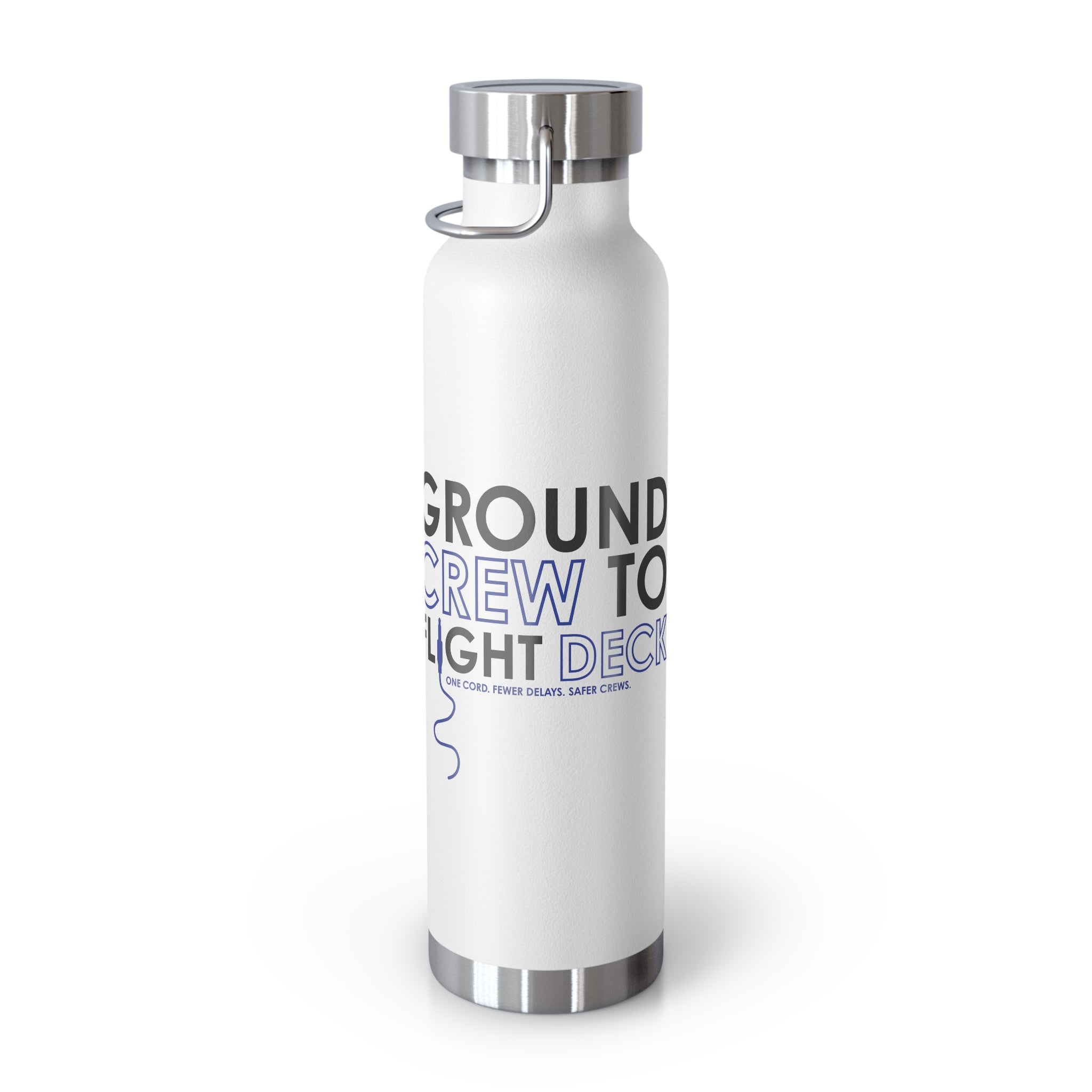 GroundComm X30 - Copper Vacuum Insulated Bottle, 22oz