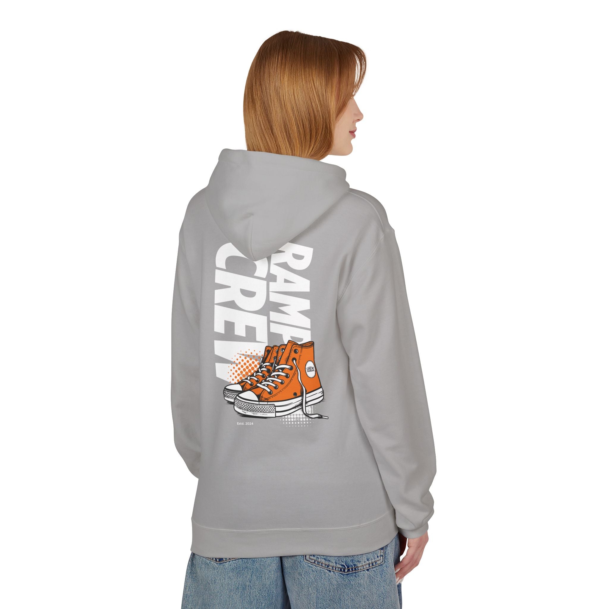 RAMP CREW Hoodie — Retro Orange Sneakers Graphic Hoodie