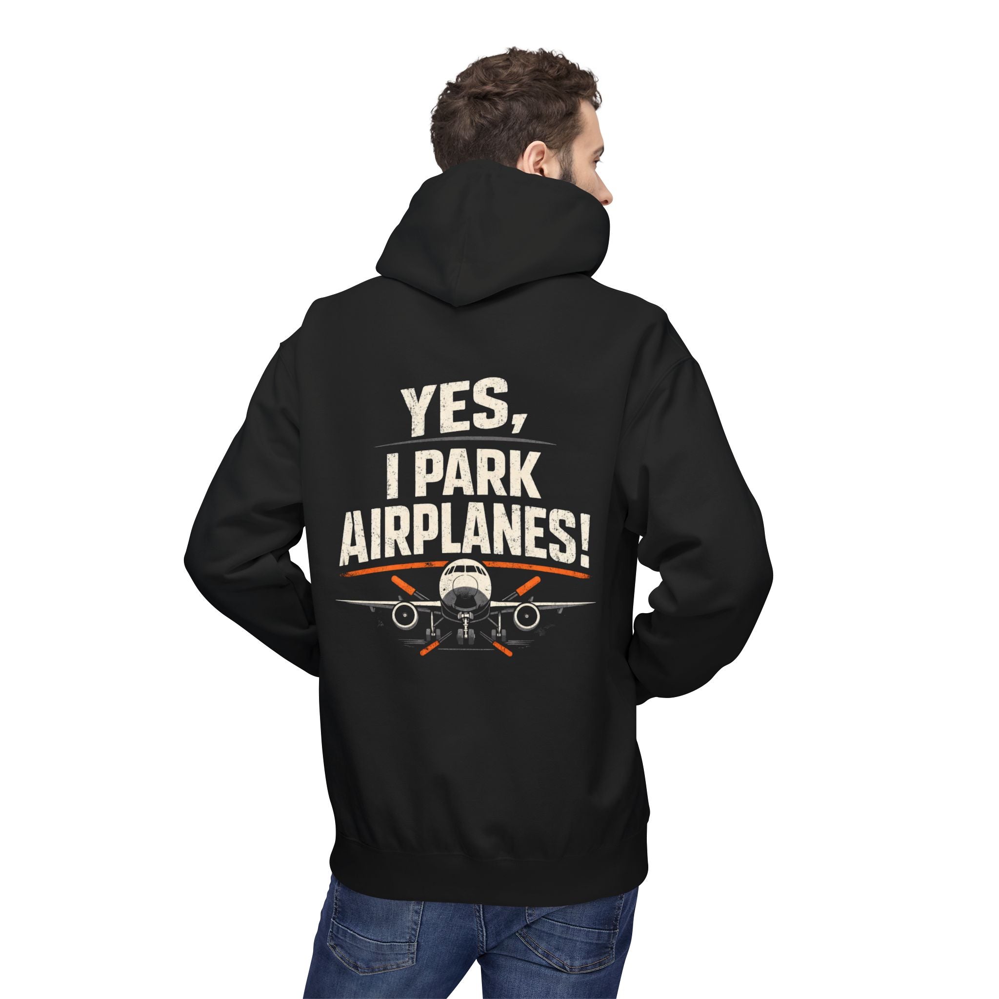 Ramper Hoodie - "Yes, I Park Airplanes!" The Crew Hangar Sweatshirt