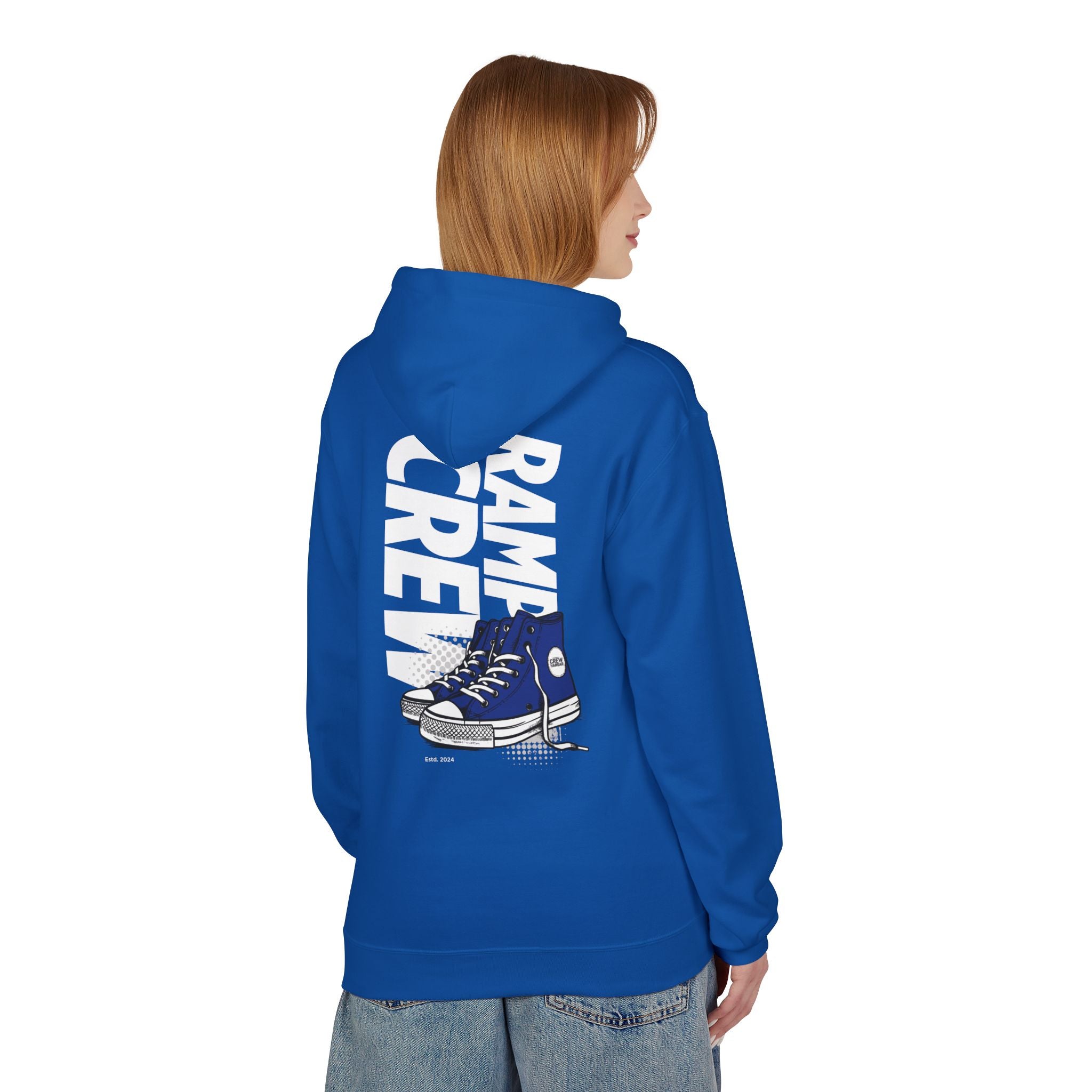 RAMP CREW Hoodie — Retro Orange Sneakers Graphic Hoodie