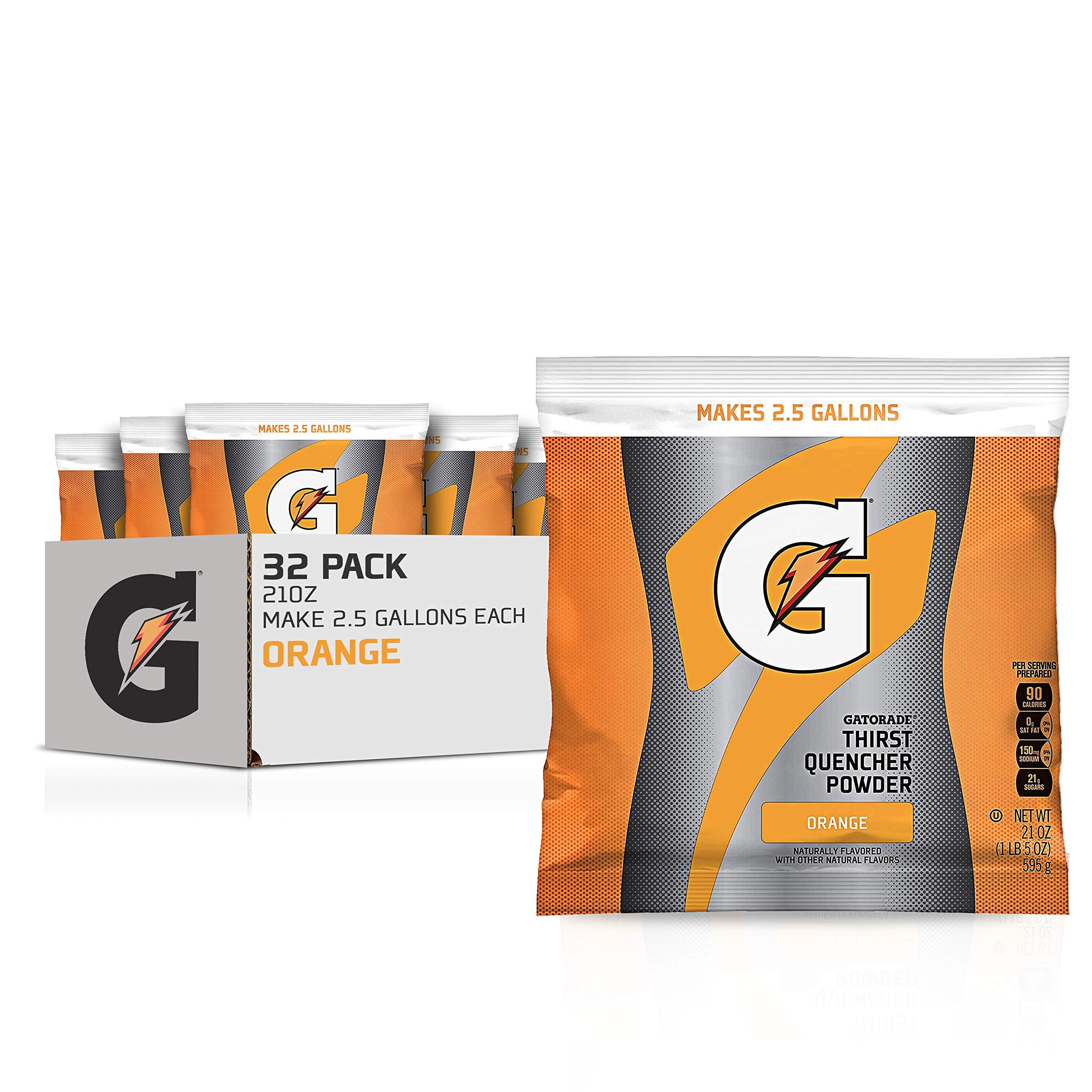 Gatorade Powder Bag Riptide Rush, 1.31 Pound (Pack of 32)