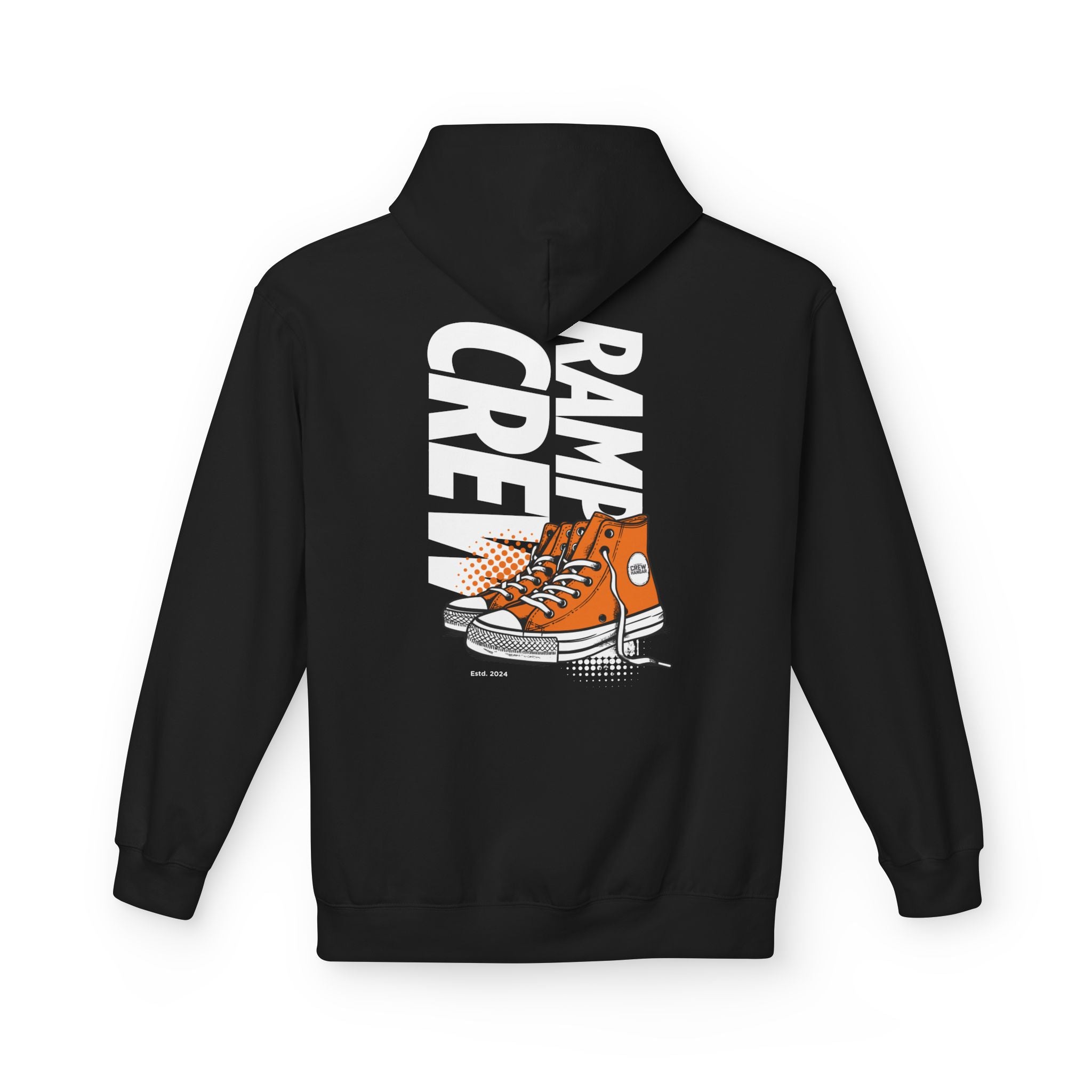 RAMP CREW Hoodie — Retro Orange Sneakers Graphic Hoodie