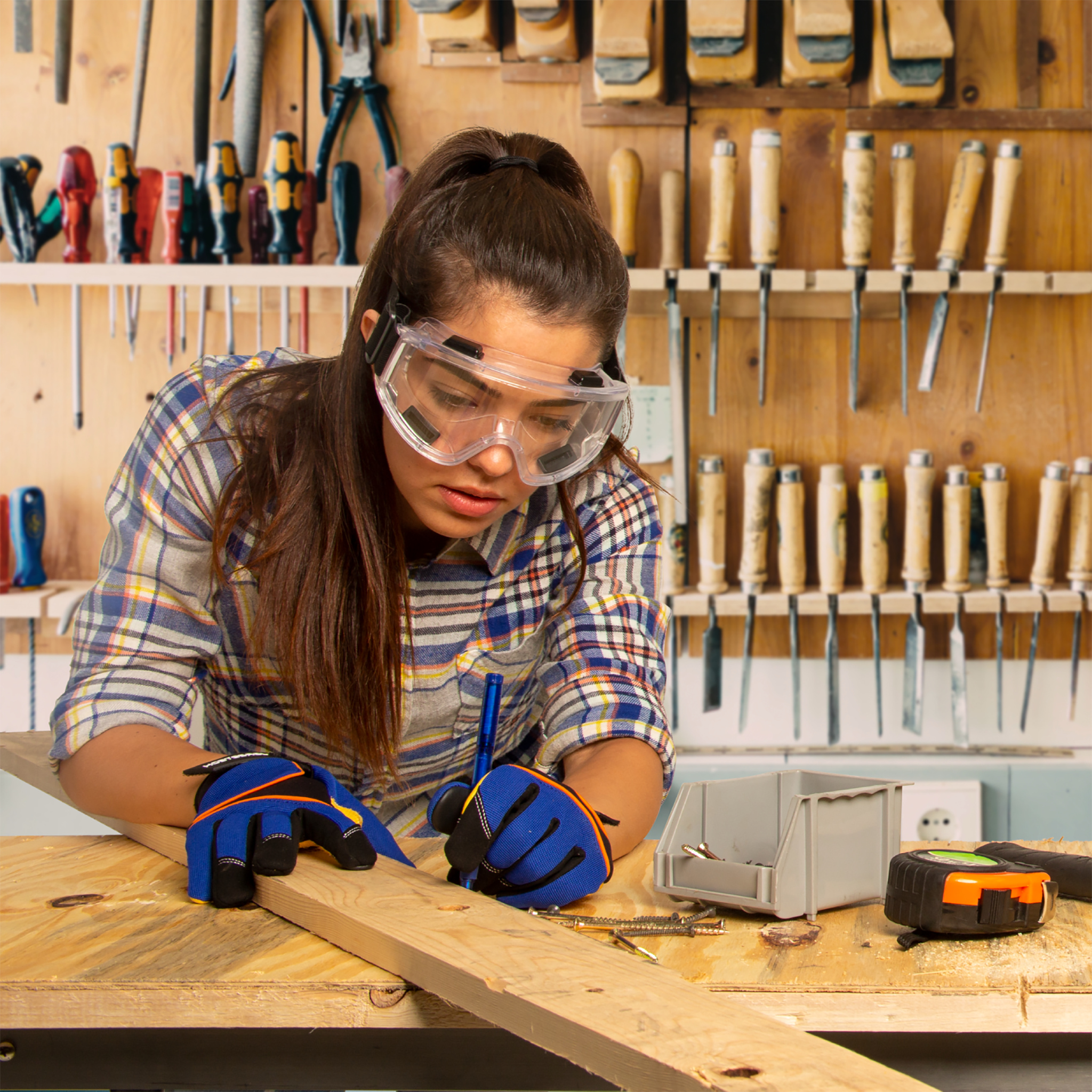 Anti-Fog Ventilated Safety Goggles