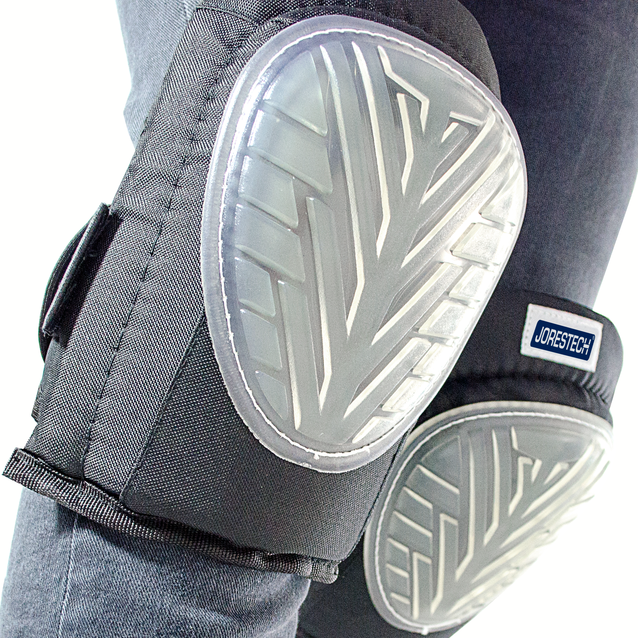 Anti-Skid Knee Pads with Gel Filled Shell Caps