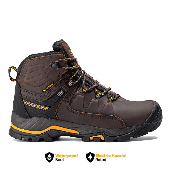 Appalachia 6" Waterproof Leather Hiking Boot – Brown (by Chinook® Footwear)
