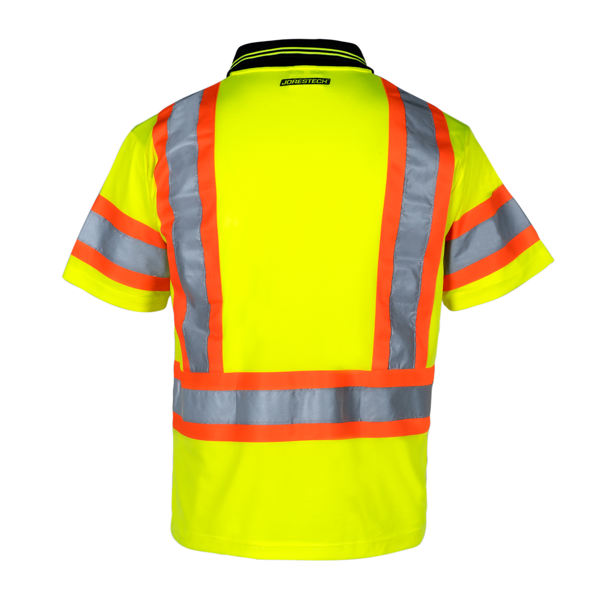 Hi-Vis Reflective Two-Tone Safety Polo Shirt