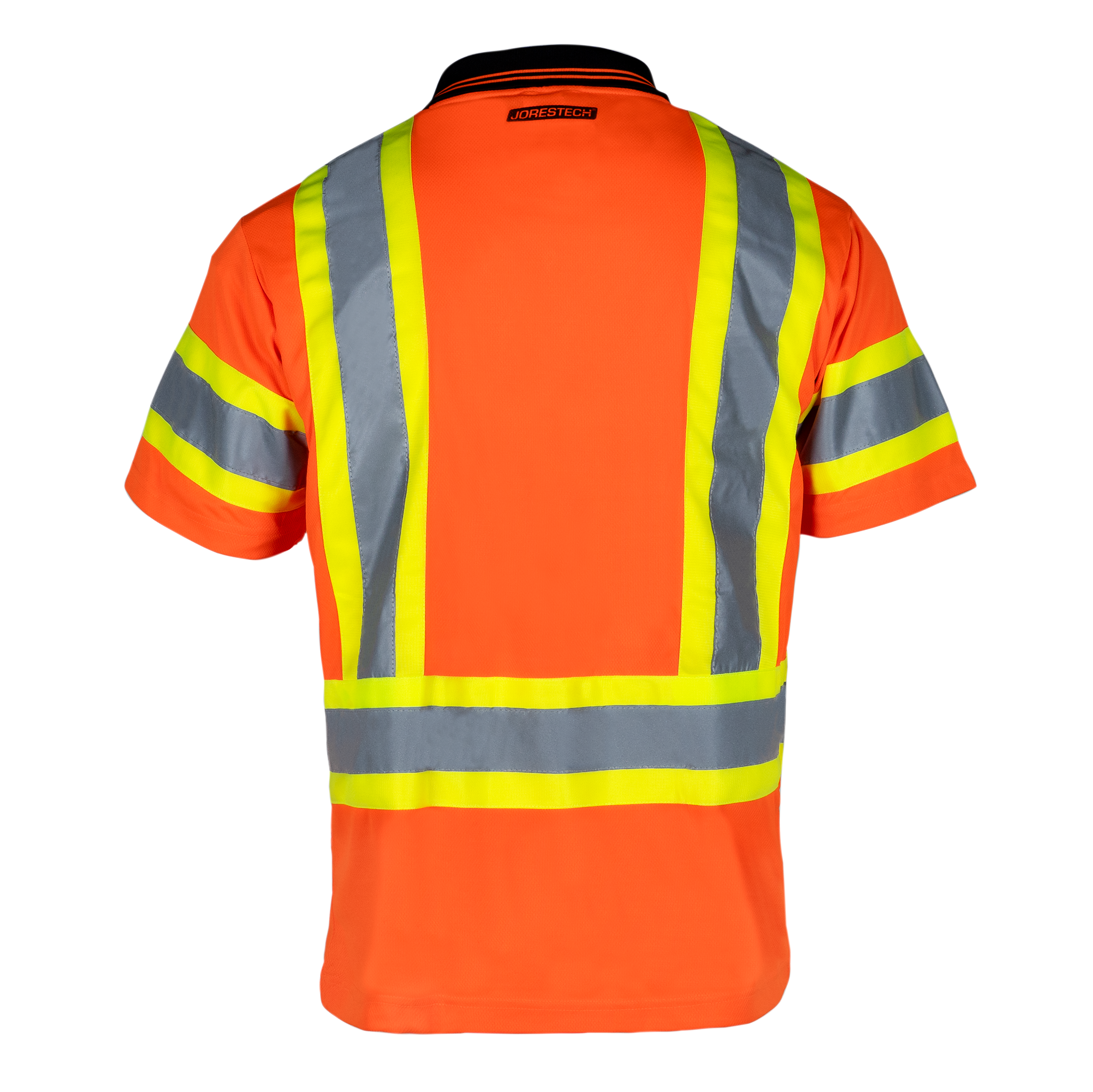 Hi-Vis Reflective Two-Tone Safety Polo Shirt