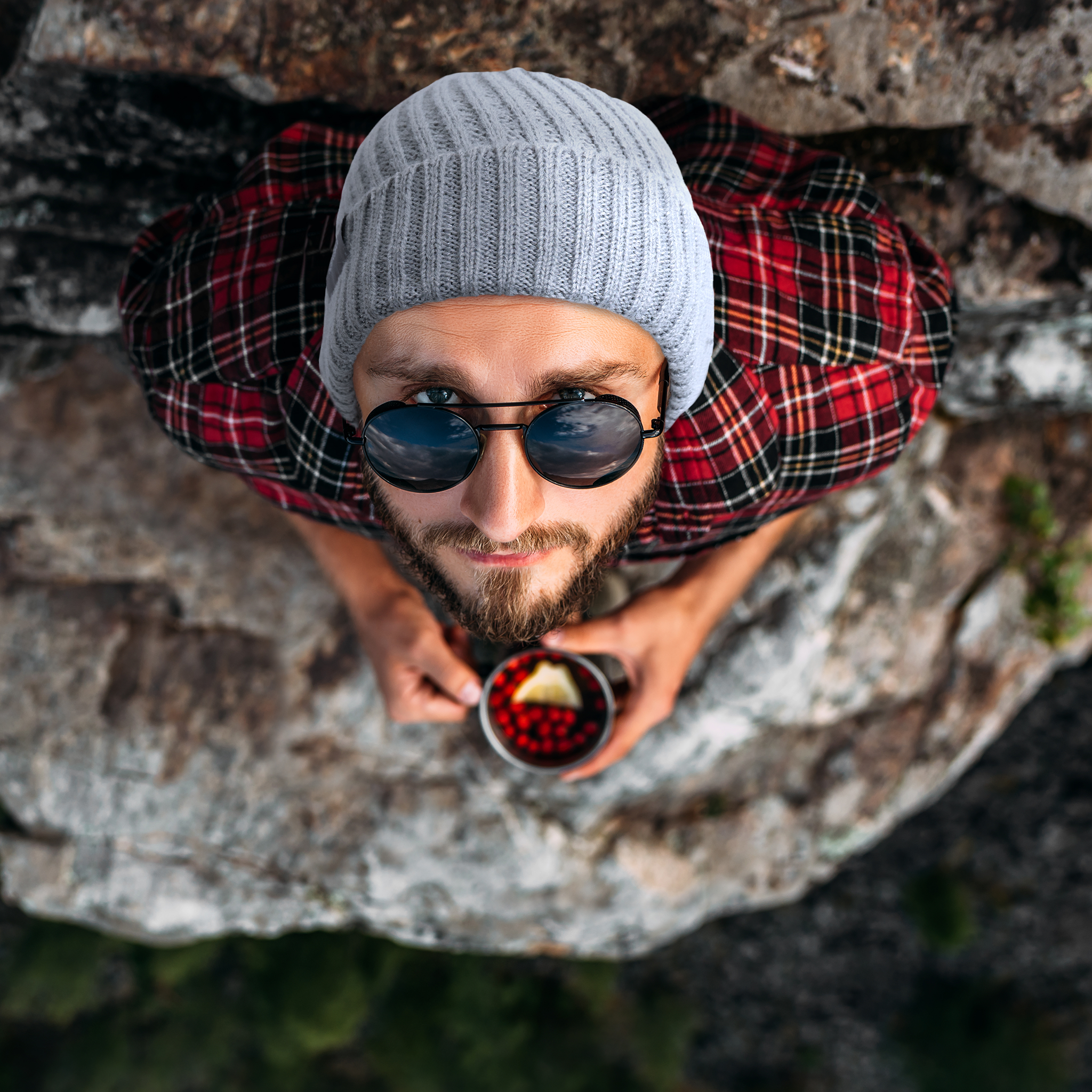 Safety Beanie with Reflective Stitching