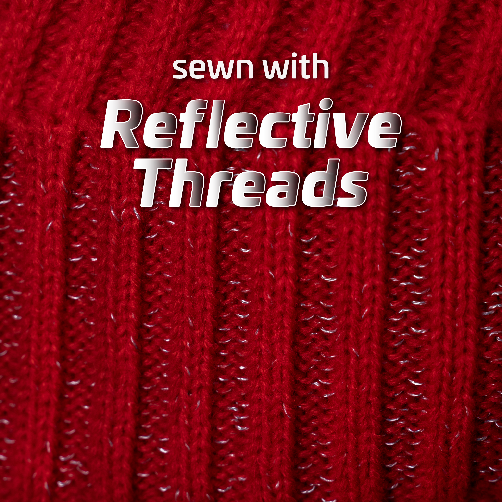 Safety Beanie with Reflective Stitching