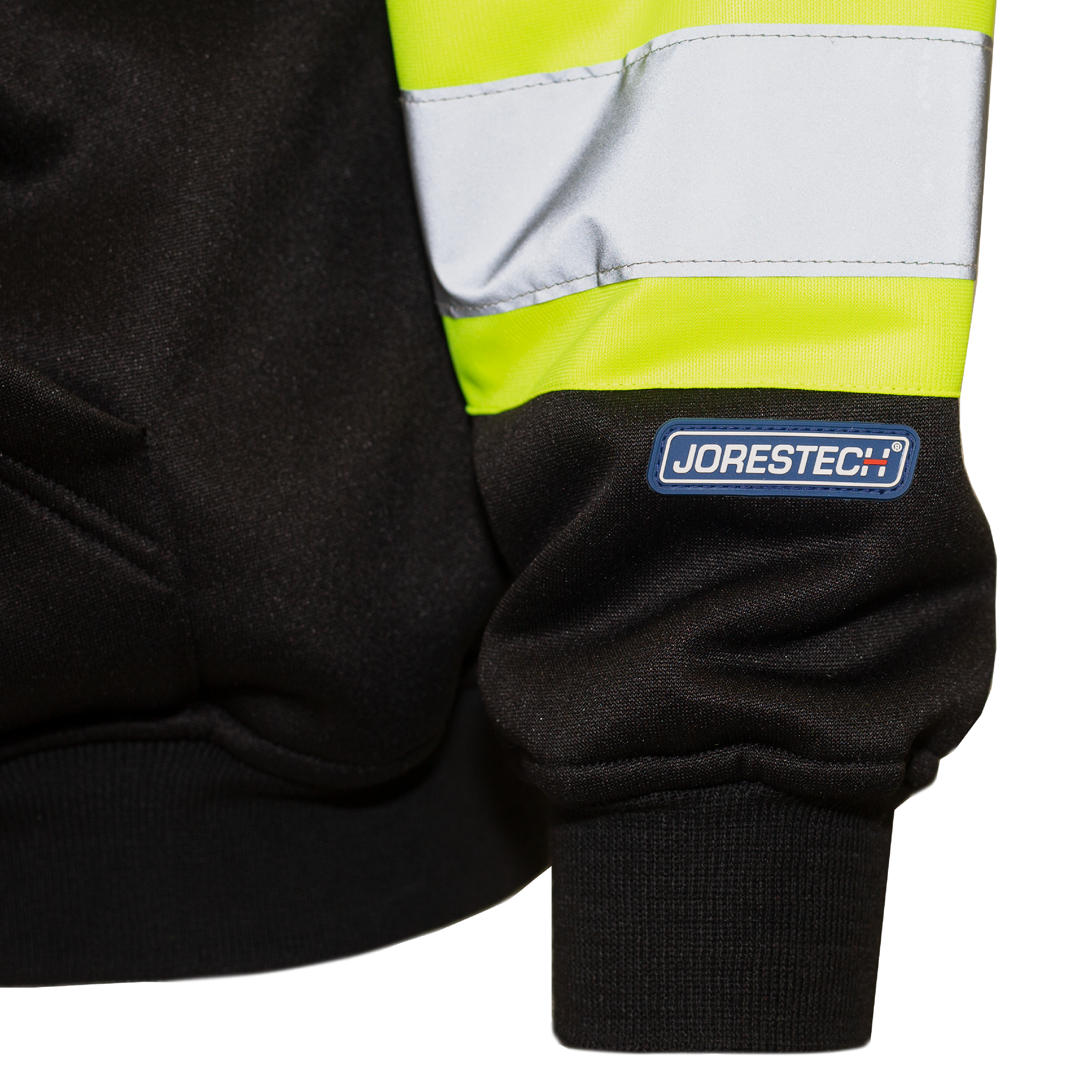Hi-Vis Safety Sweater with Reflective Stripes