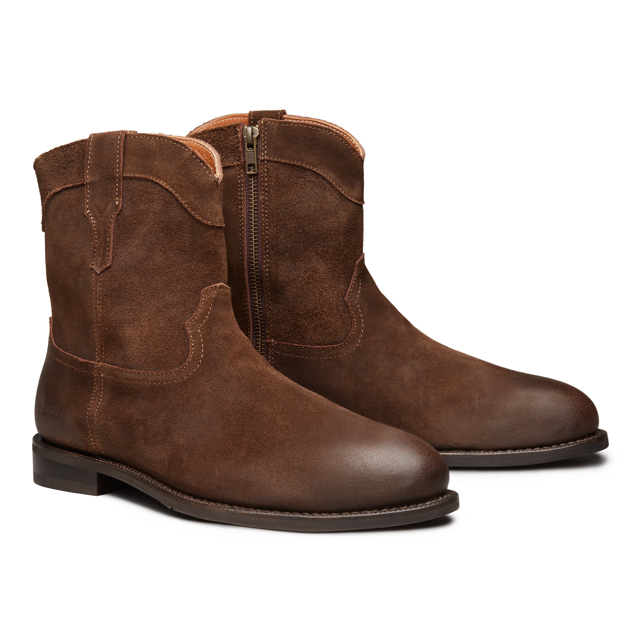 STEEL TOE WESTERN BOOT FULTON MOKA