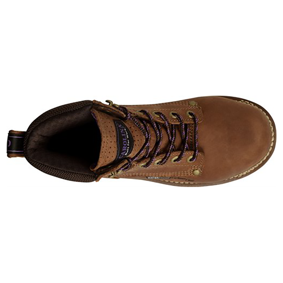 Women's Composite Toe Boots - Waterproof Work Boots for Women | Oil Slip Resistant 6 Inch