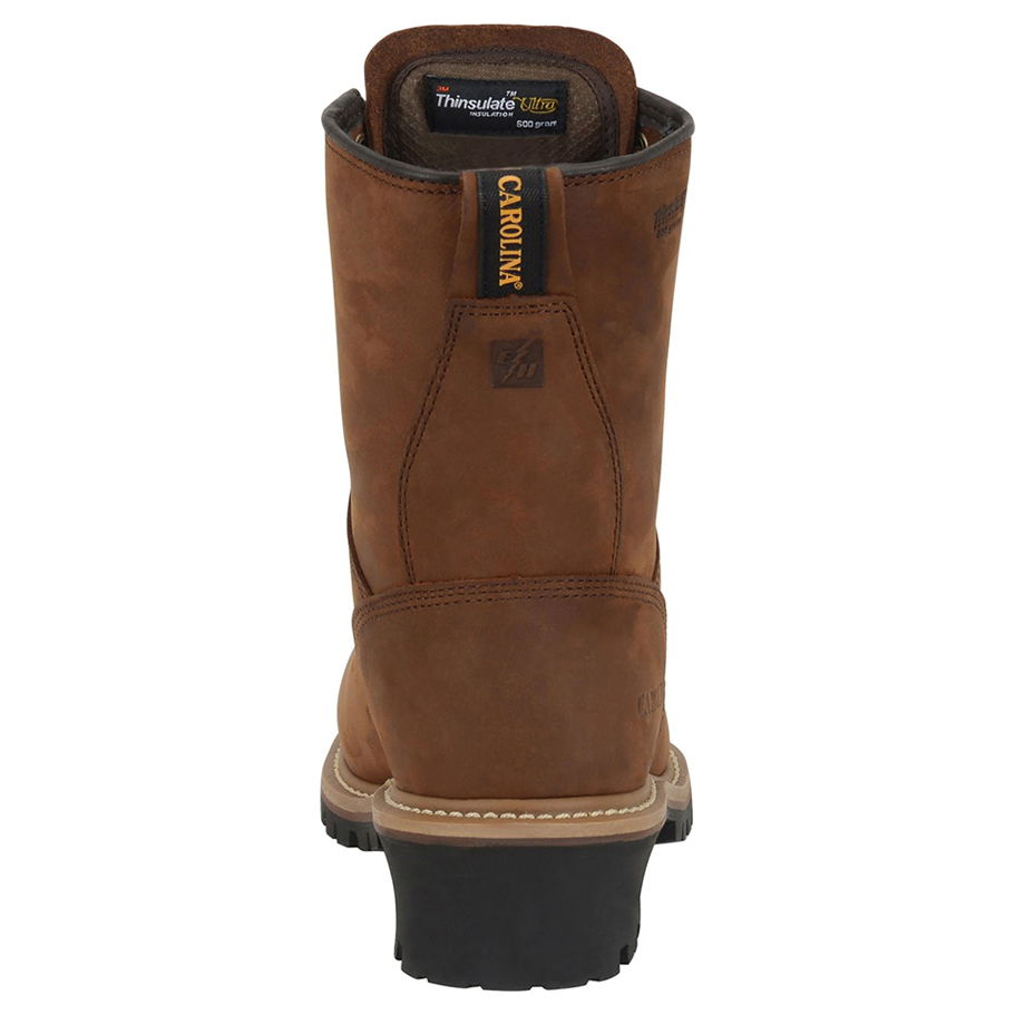 Steel Toe Insulated Loggers - Men's Waterproof Work Boots With 600g Thinsulate