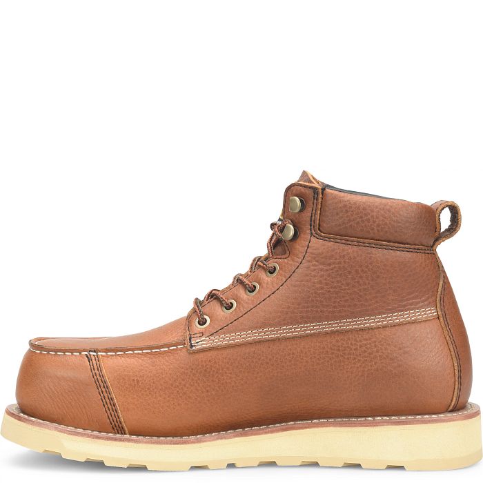 Composite Safety Toe Boots - 6 Inch Work Boots With Waterproof Scubaliner & Slip Resistant Shoes