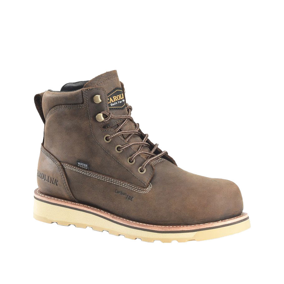 Carbon Composite Safety Toe Work Boots - Waterproof Leather, Slip Resistant, Durable