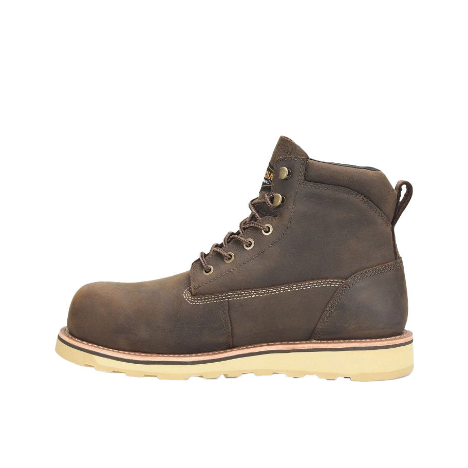 Carbon Composite Safety Toe Work Boots - Waterproof Leather, Slip Resistant, Durable