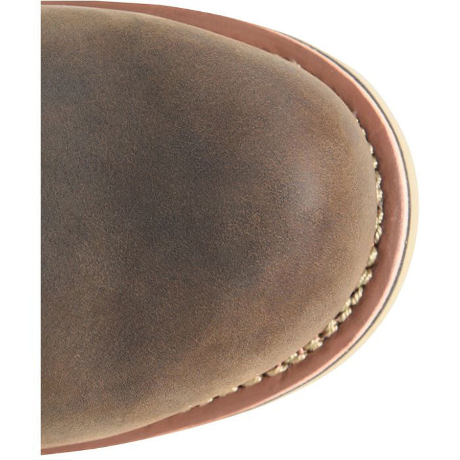 Carbon Composite Safety Toe Work Boots - Waterproof Leather, Slip Resistant, Durable