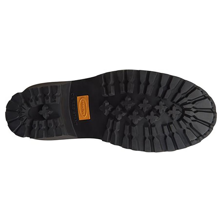 Steel Toe Logger Boots - 8 Inch Waterproof Leather Work Boots | Slip Resistant