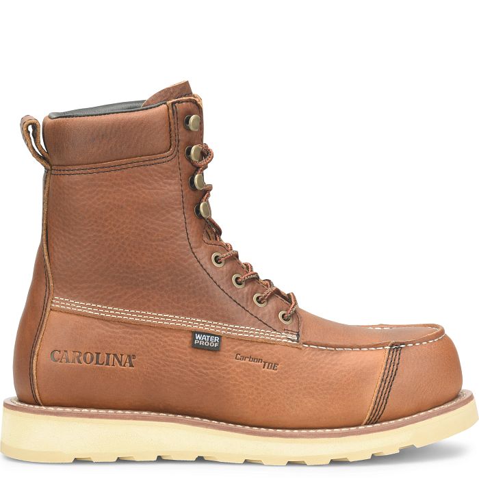 Composite Safety Toe Boots – 8 Inch Waterproof Work Safety Shoes With Removable Foam Footbed