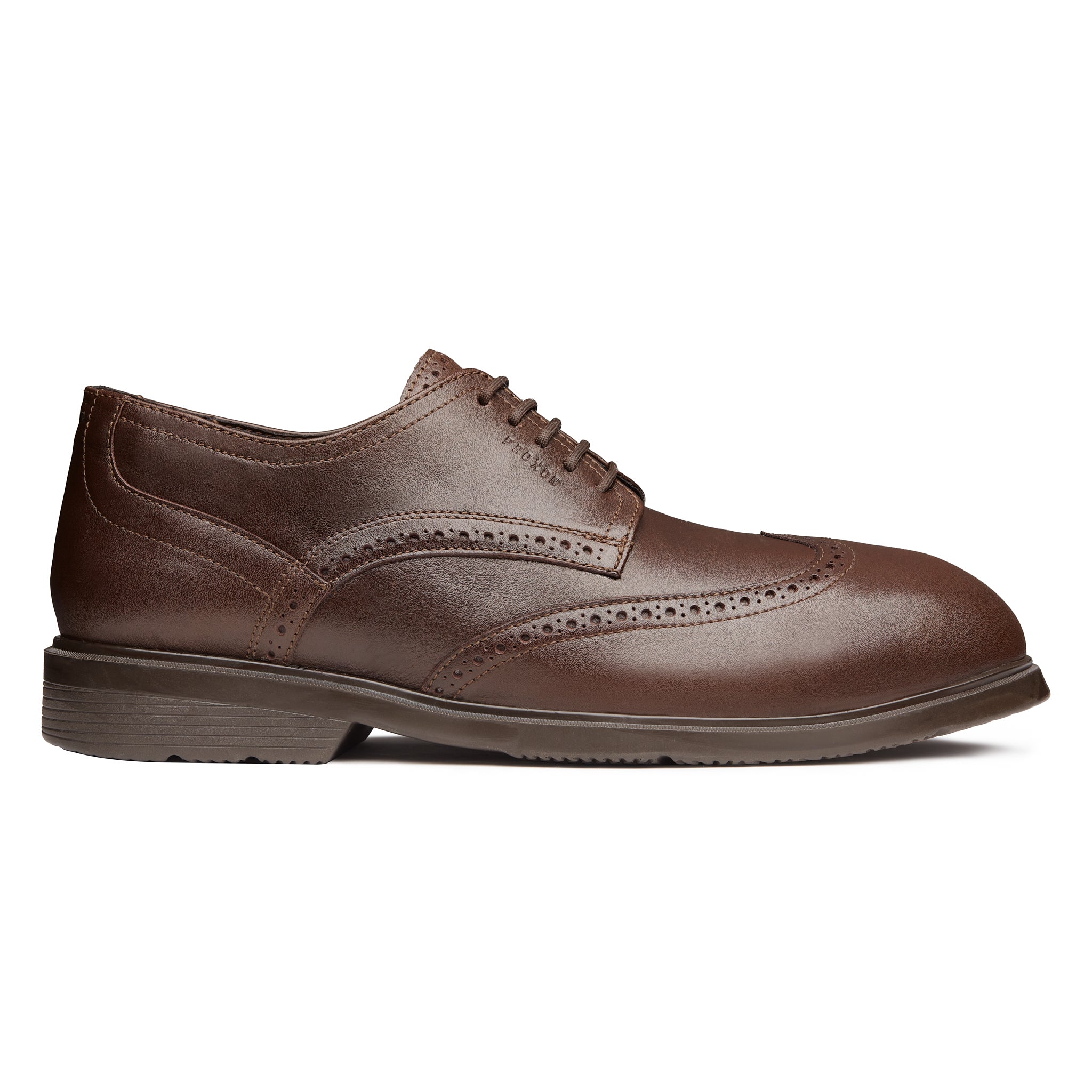 SOFT TOE OXFORD SHOE CAPTAIN BROWN
