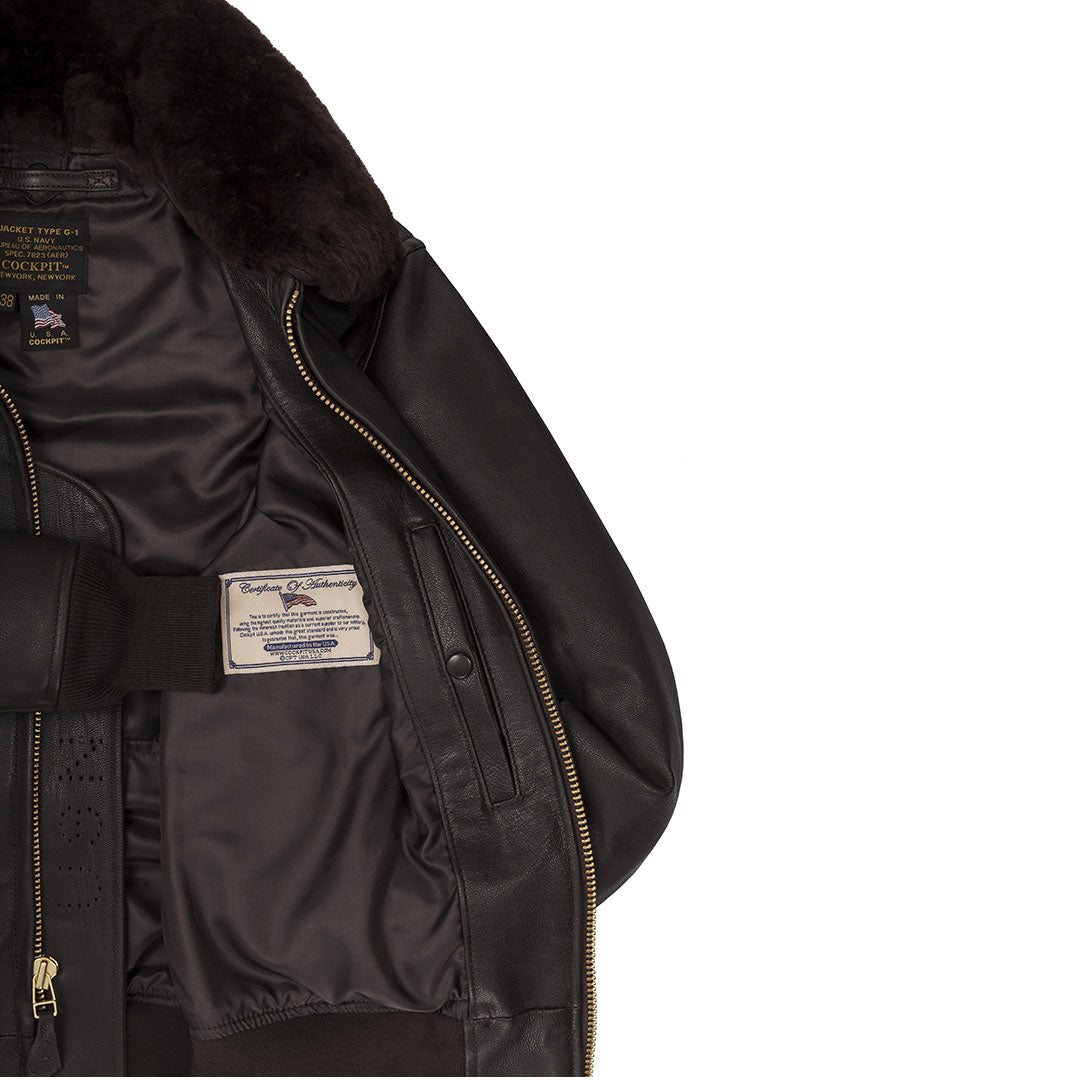 G-1 Flight Jacket with Removable Collar Z2108M