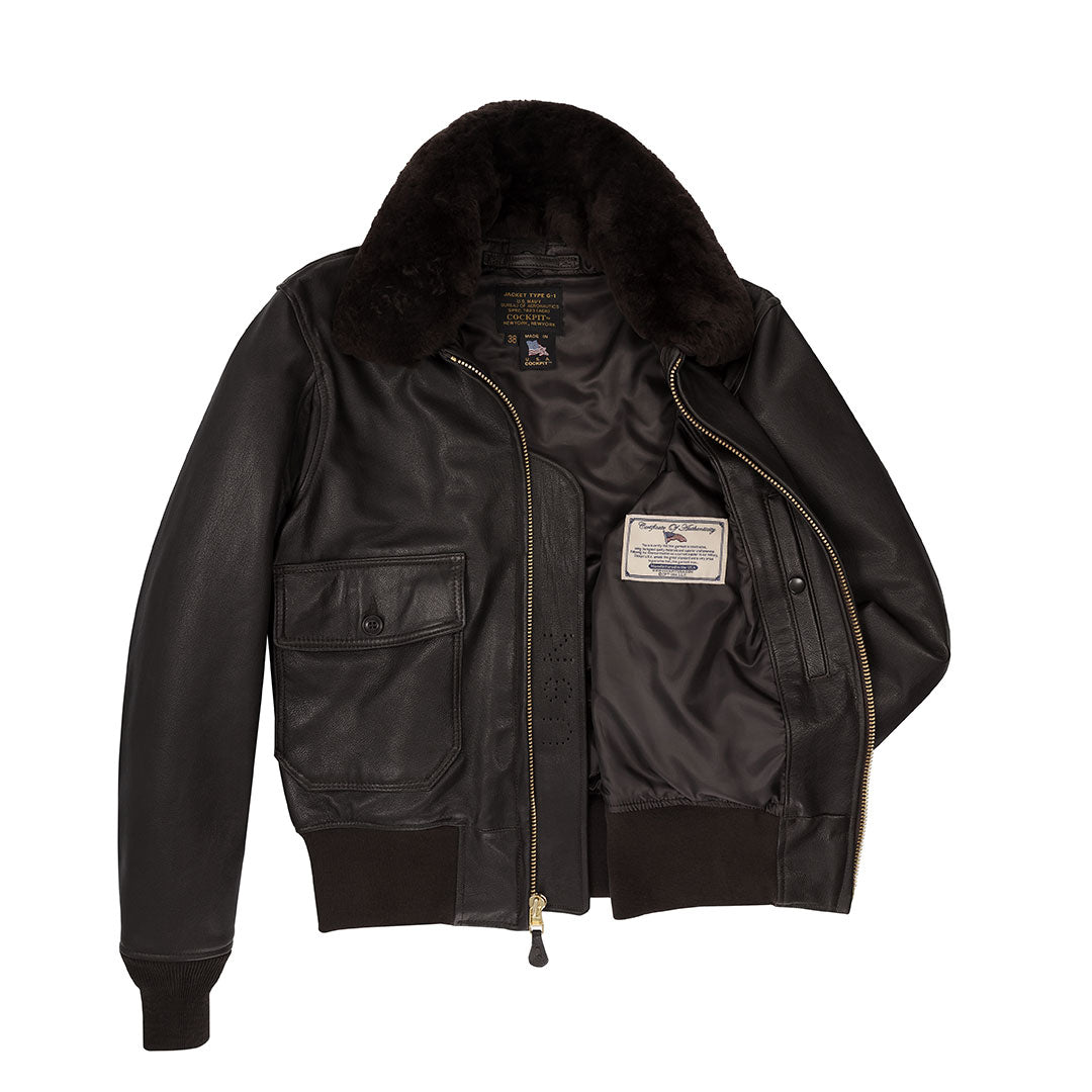 G-1 Flight Jacket with Removable Collar Z2108M