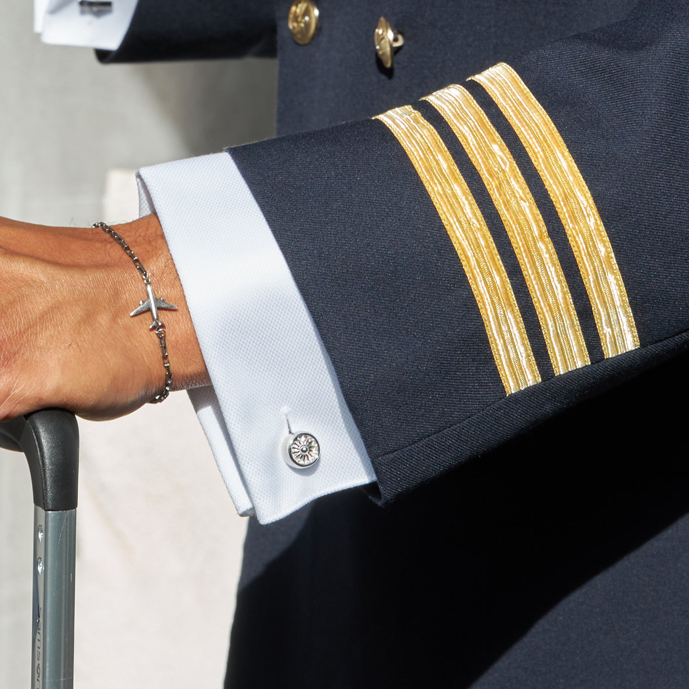 AV8 Cufflinks by Flevel - aviation product photo 3