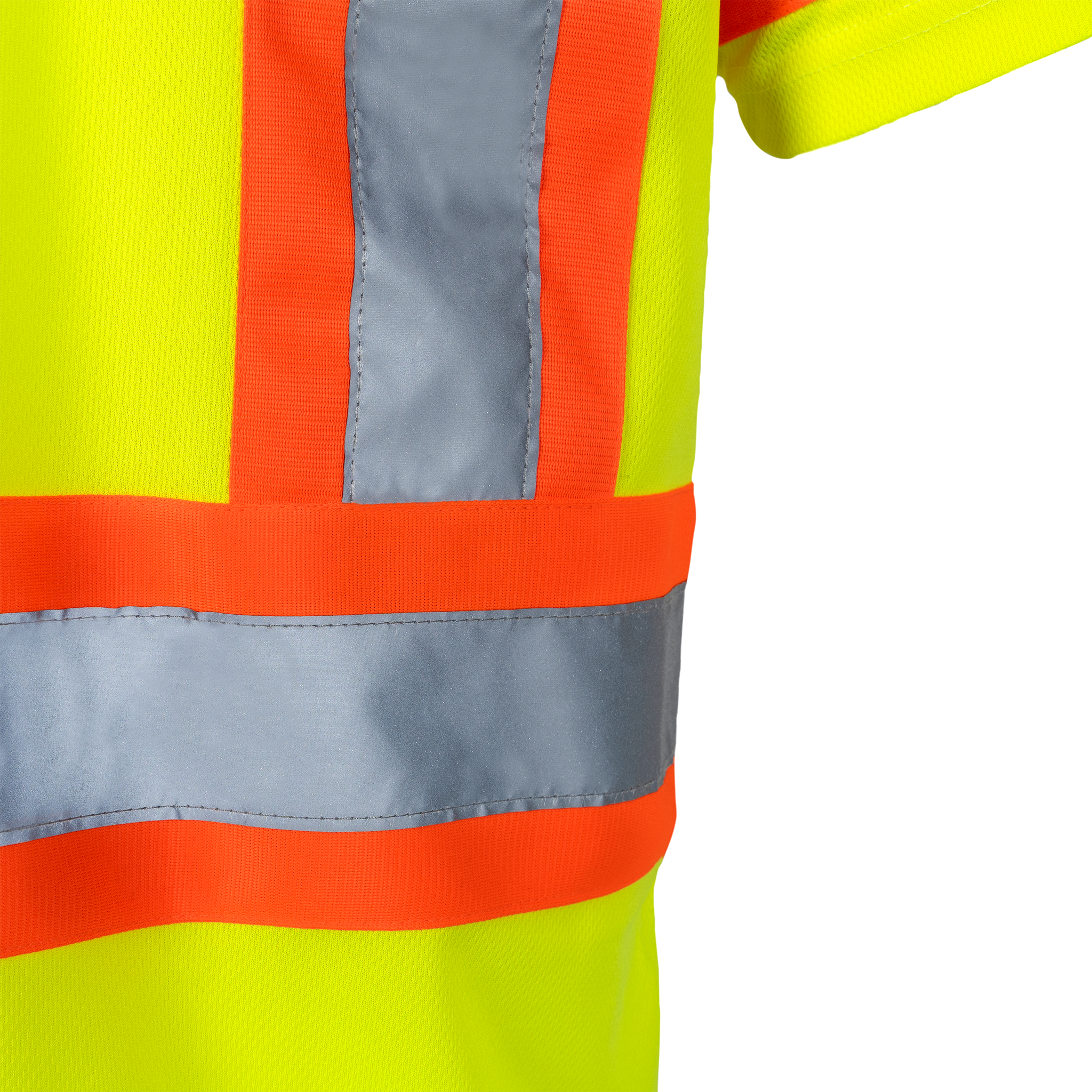 Hi-Vis X-Back Reflective Two-Tone Safety Polo Shirt