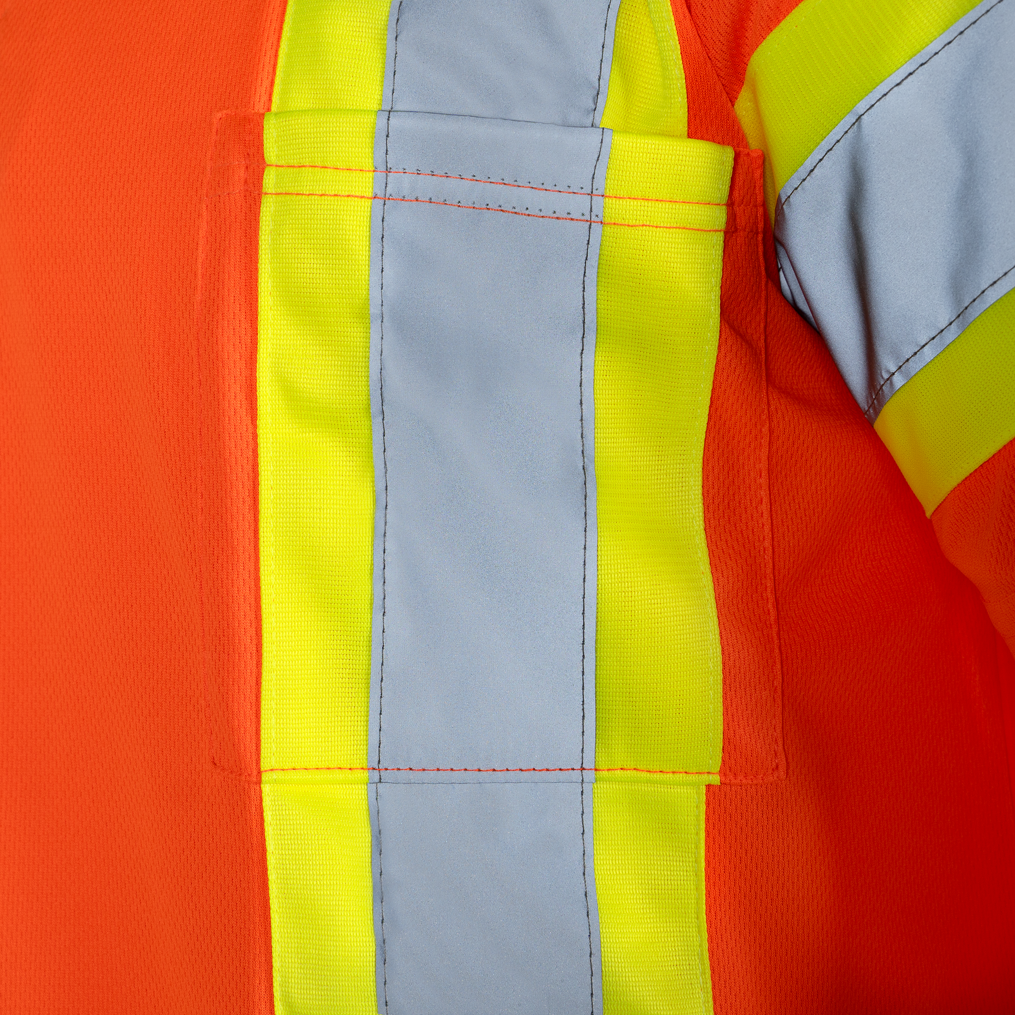 Hi-Vis X-Back Reflective Two-Tone Safety Polo Shirt